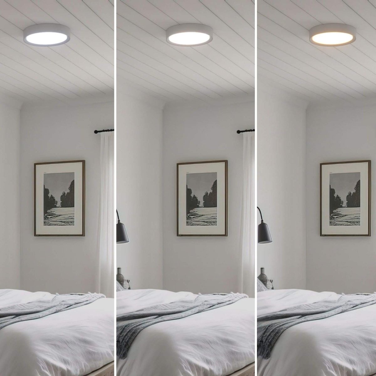 Plafón LED circular de superficie 30W CCT - Ø40cm - 2000lm - IP20 - Barcelona Led-