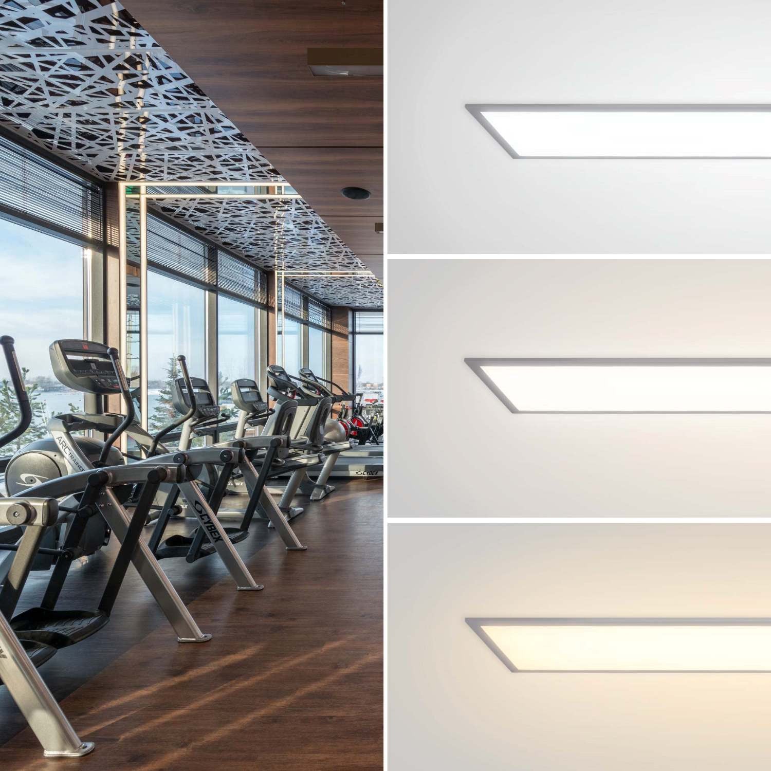 Panel LED empotrable Backlight CCT 120x30cm - 30W - 125lm/W - IP65 (3)