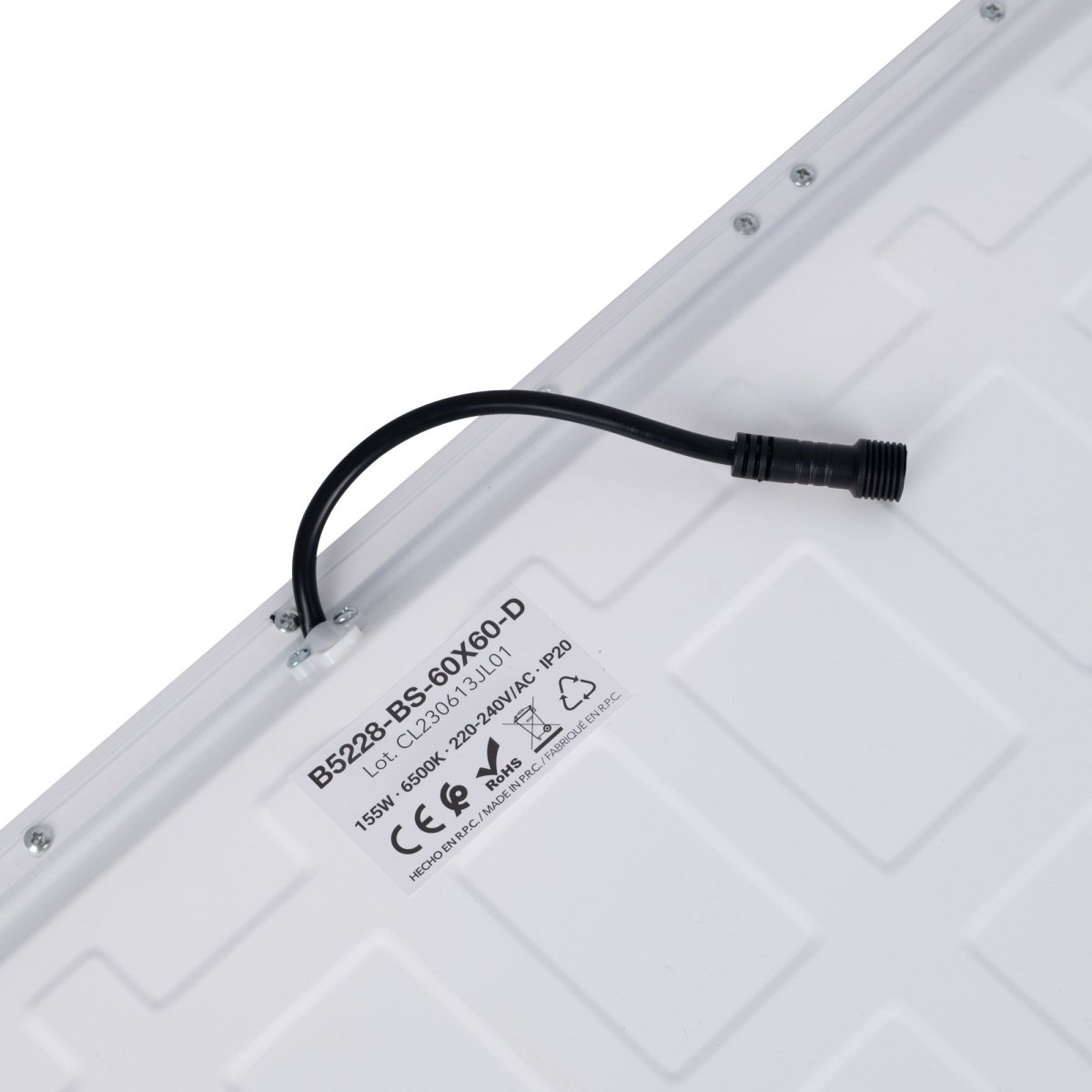 Panel "Blue Skylight" Regulable 0-10V - efecto cielo - Daylight  - 155W - 60x60cm - Barcelona Led-