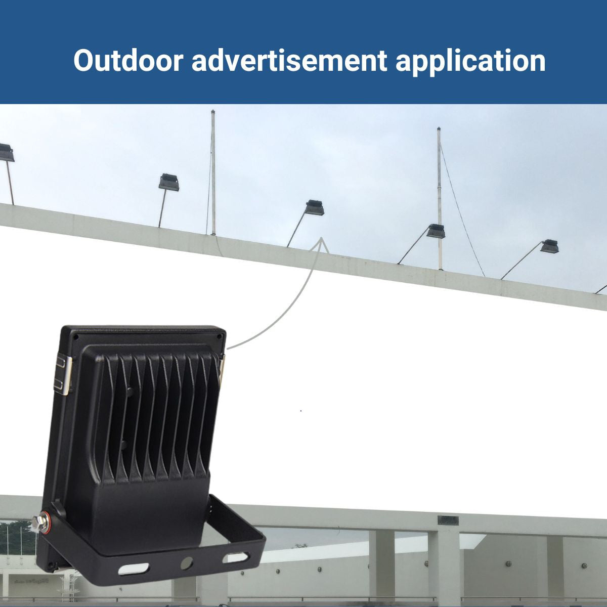 Proyector LED de exterior RGB+CCT - 10W - RF/WiFi - IP65 -Mi-Light (8)