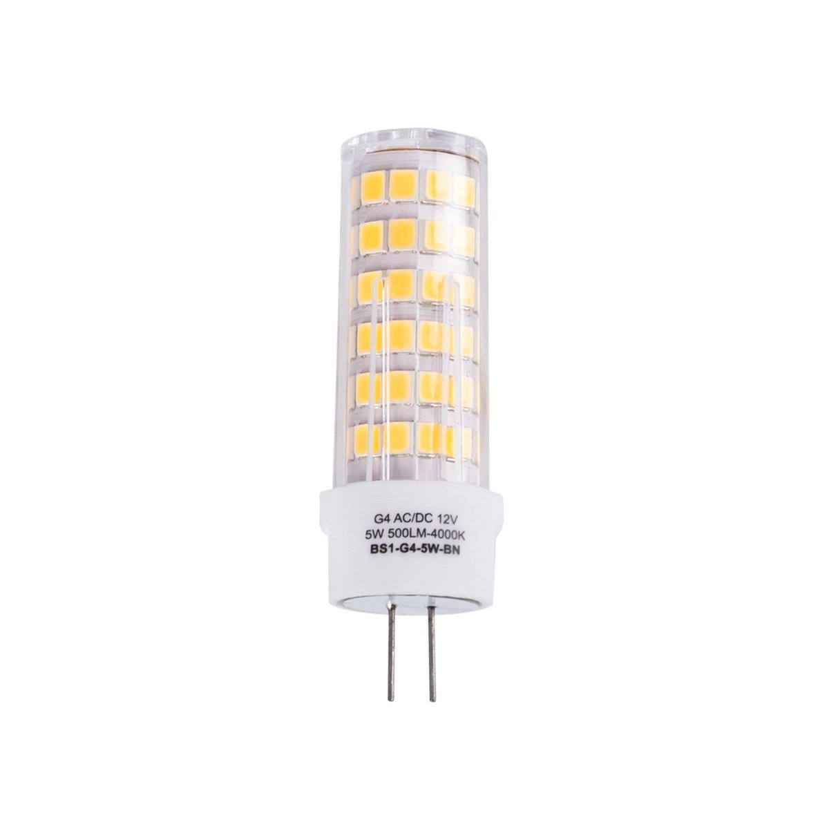 Bombilla LED G4 bi-pin tubular 12V AC/DC - 5W - Barcelona Led-