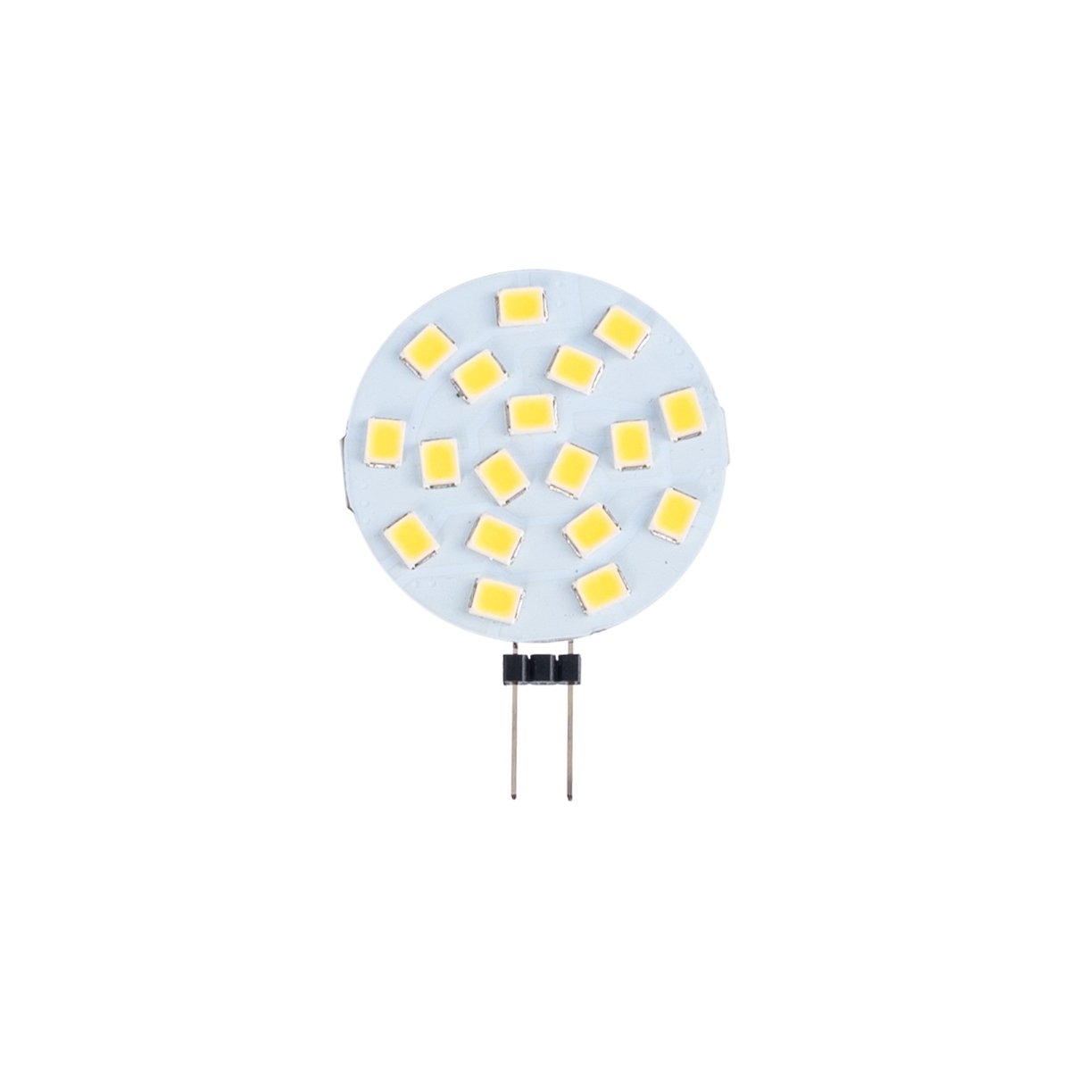 Bombilla LED G4 bi-pin circular plana 12V AC/DC - 2,5W - Barcelona Led-