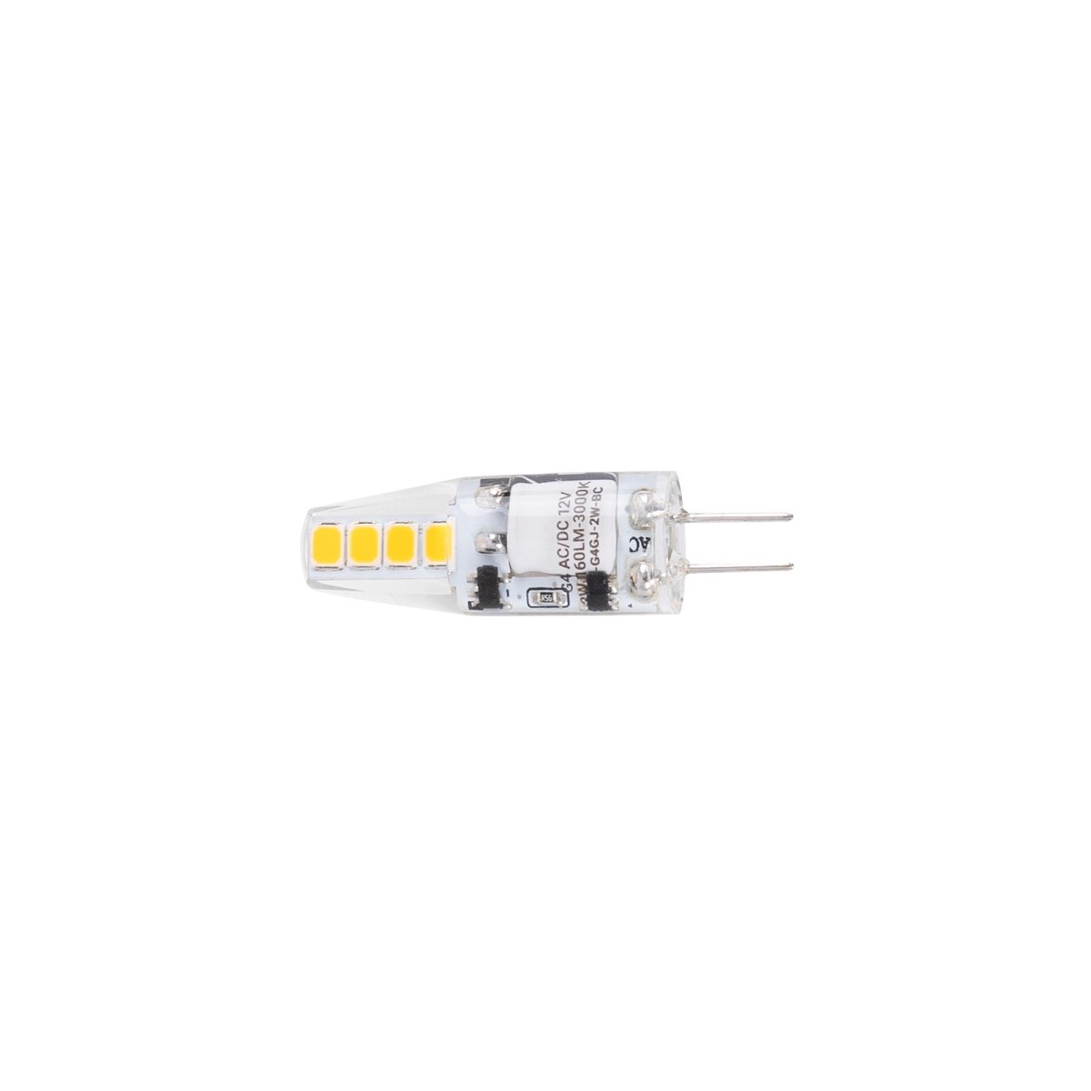 Bombilla LED G4 bi-pin siliconada 12V AC/DC - 2W - Barcelona Led-