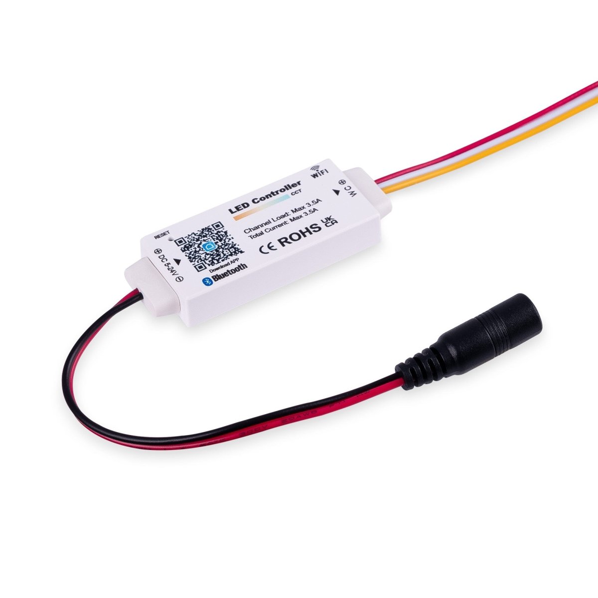 Controlador CCT mini - WiFi + Bluetooth - 5-24V DC - 3.5A - Barcelona Led-Control y regulación