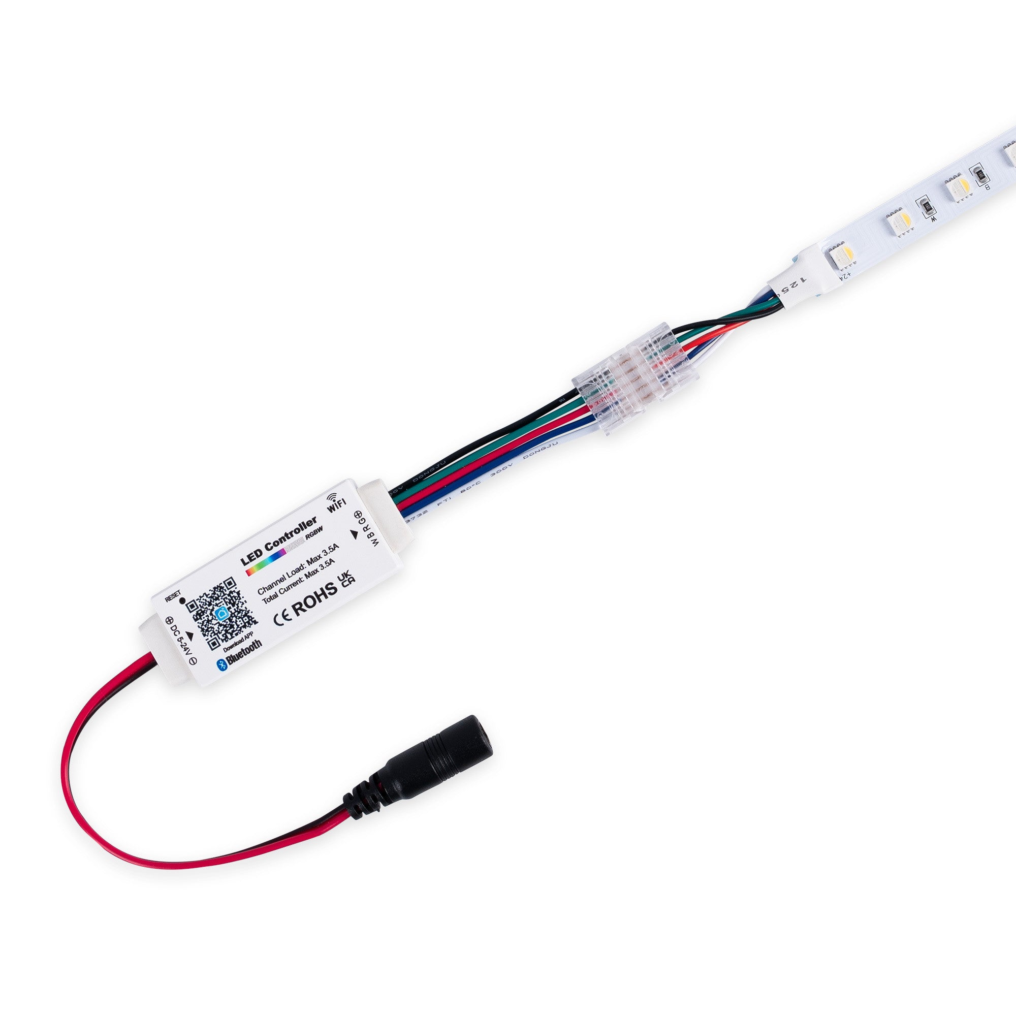 Conector rápido cable a cable RGBW - 5 pines (5 hilos) (5)