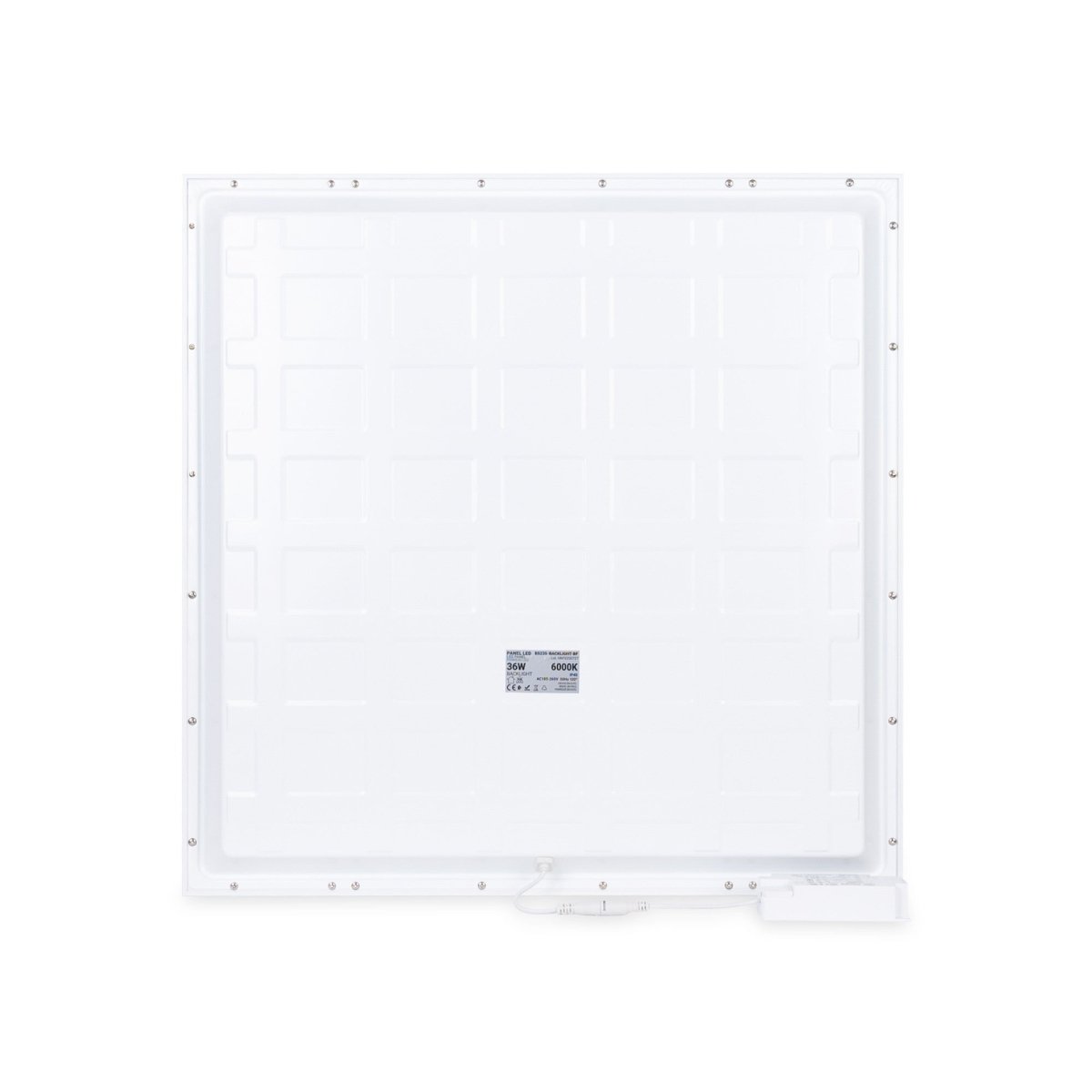 Panel LED empotrable Backlight 60x60cm - 40W - 4800lm - Driver Philips - UGR22 - IP40 - Barcelona Led-