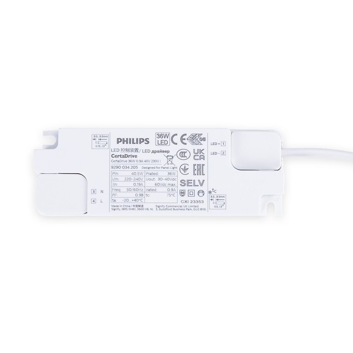 Pack x 6 Panel LED empotrable Backlight 60x60cm - 4860lm - driver Philips - 36W - IP40 - Barcelona Led-