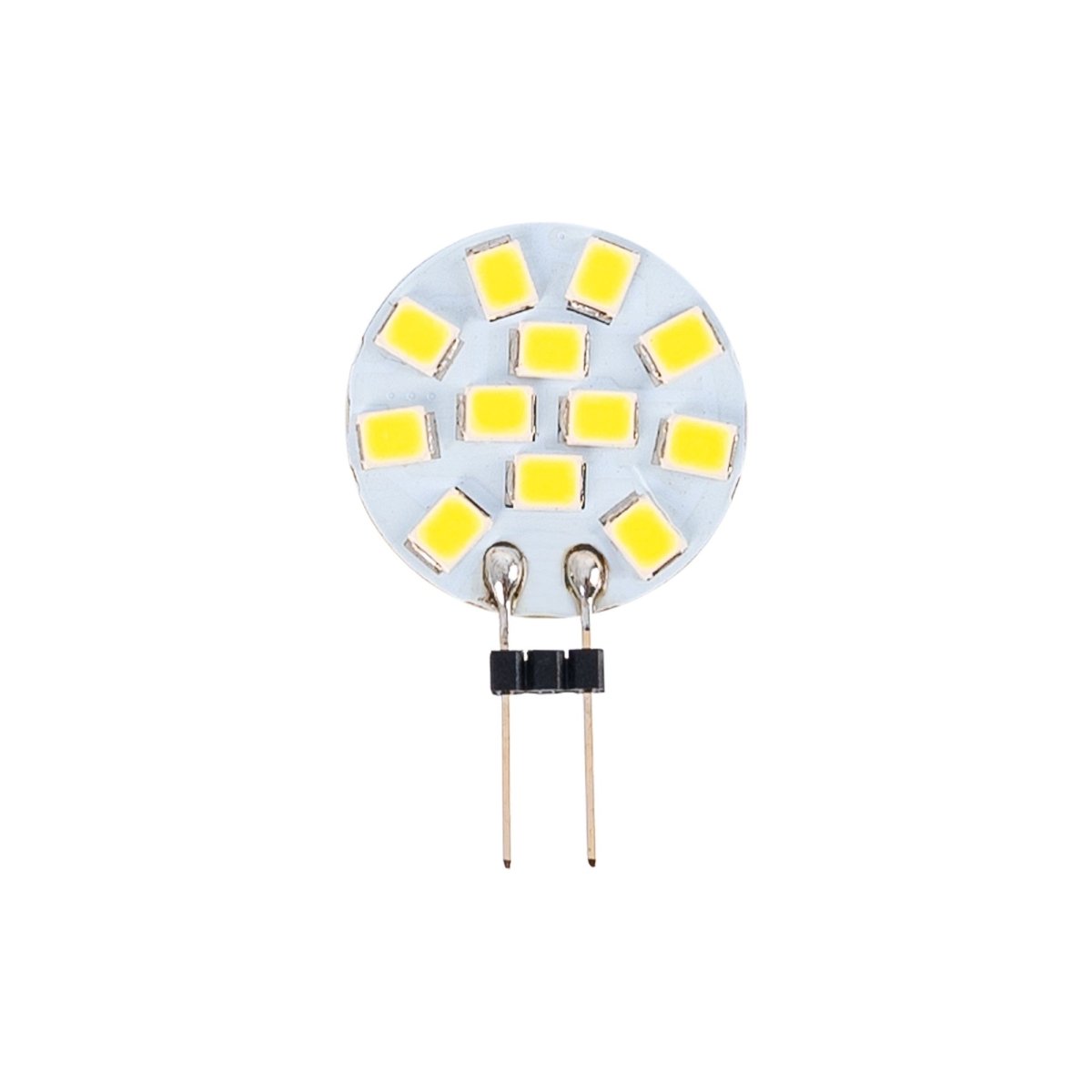 Bombilla LED G4 bi-pin circular plana 12V AC/DC - 2W - Barcelona Led-