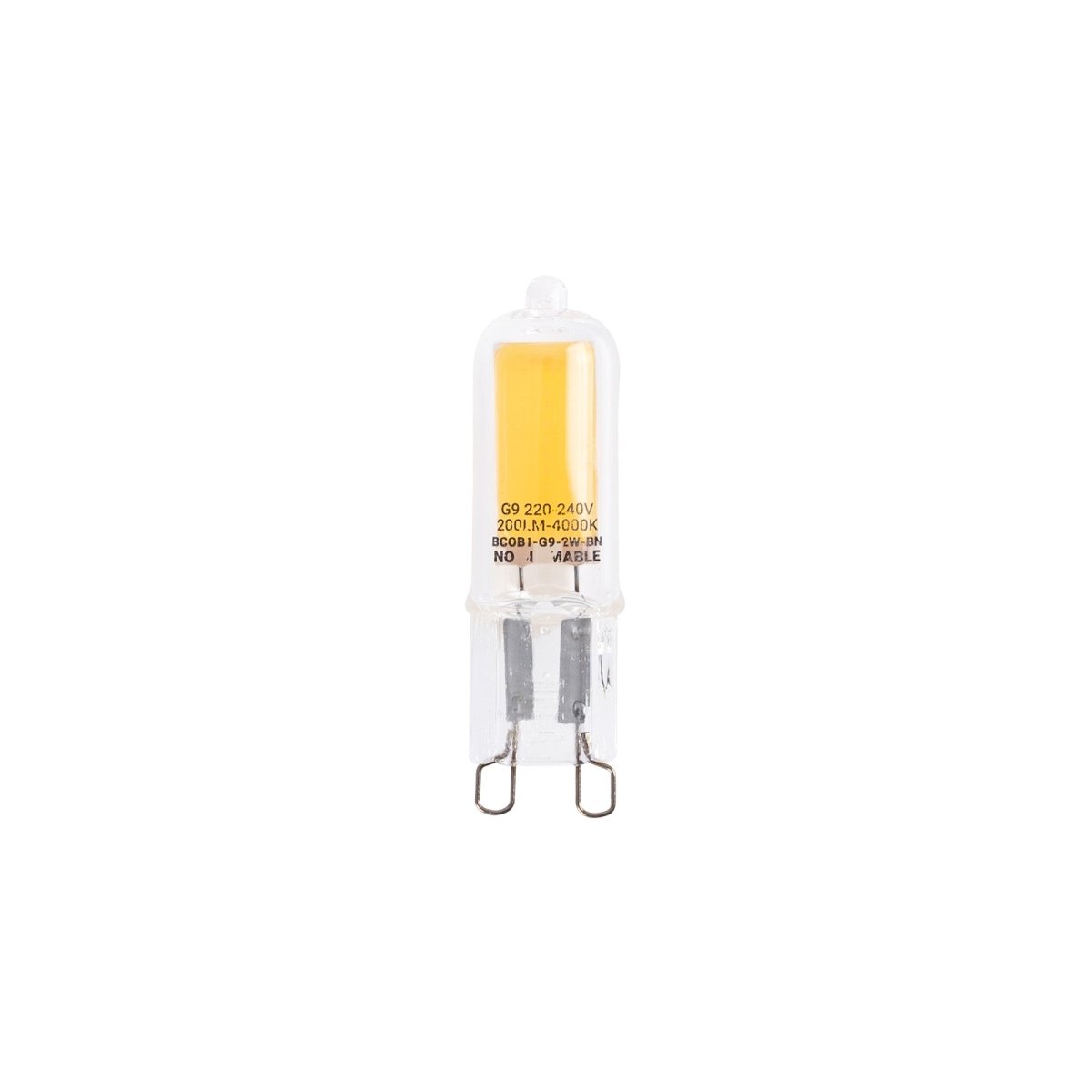 Bombilla LED G9 220-240V AC - COB - 360º - 2W - Barcelona Led-