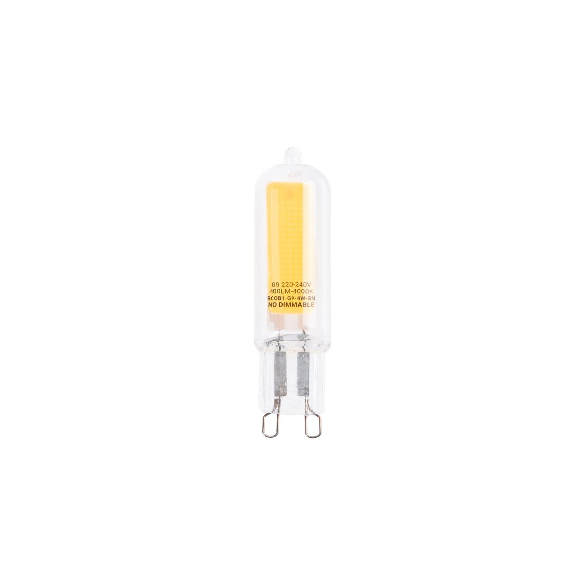 Bombilla LED G9 220-240V AC - COB - 360º - 4W - Barcelona Led-