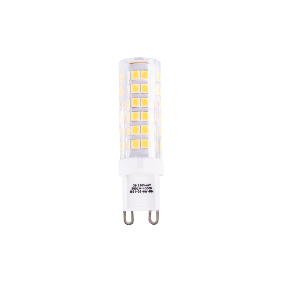 Bombilla LED G9 tubular 220-240V AC - 6W - Barcelona Led-