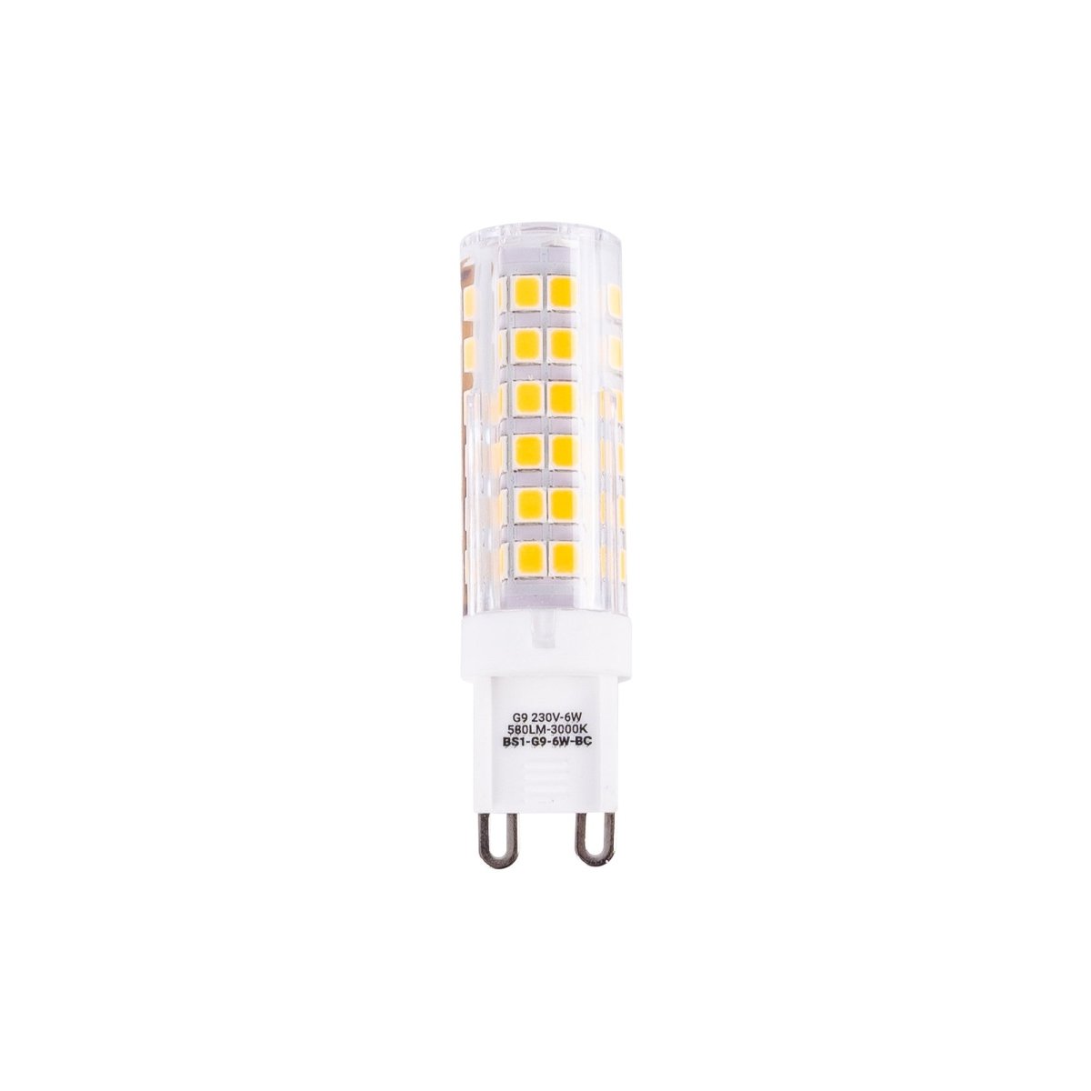 Bombilla LED G9 tubular 220-240V AC - 6W - Barcelona Led-