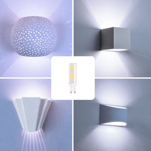 Bombilla LED G9 tubular 220-240V AC - 6W (18)