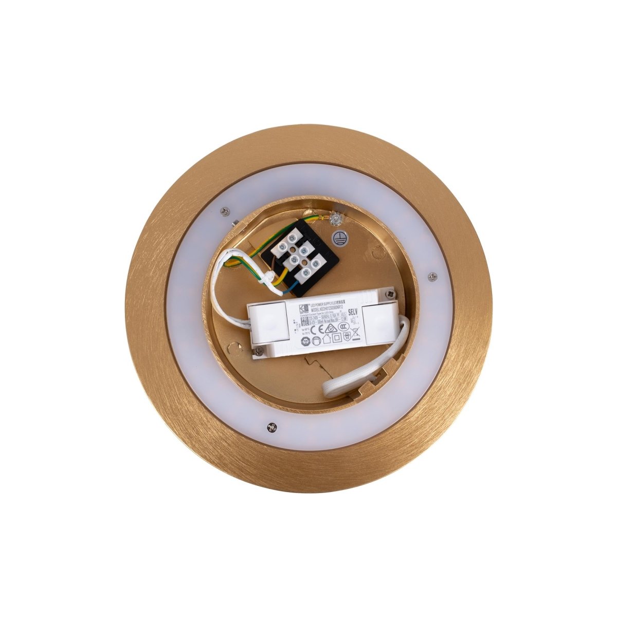 Aplique LED de pared circular "Eclipsis" 12W - 3000K - CRI90 - Driver KeGu - IP20 - Barcelona Led-Decoración