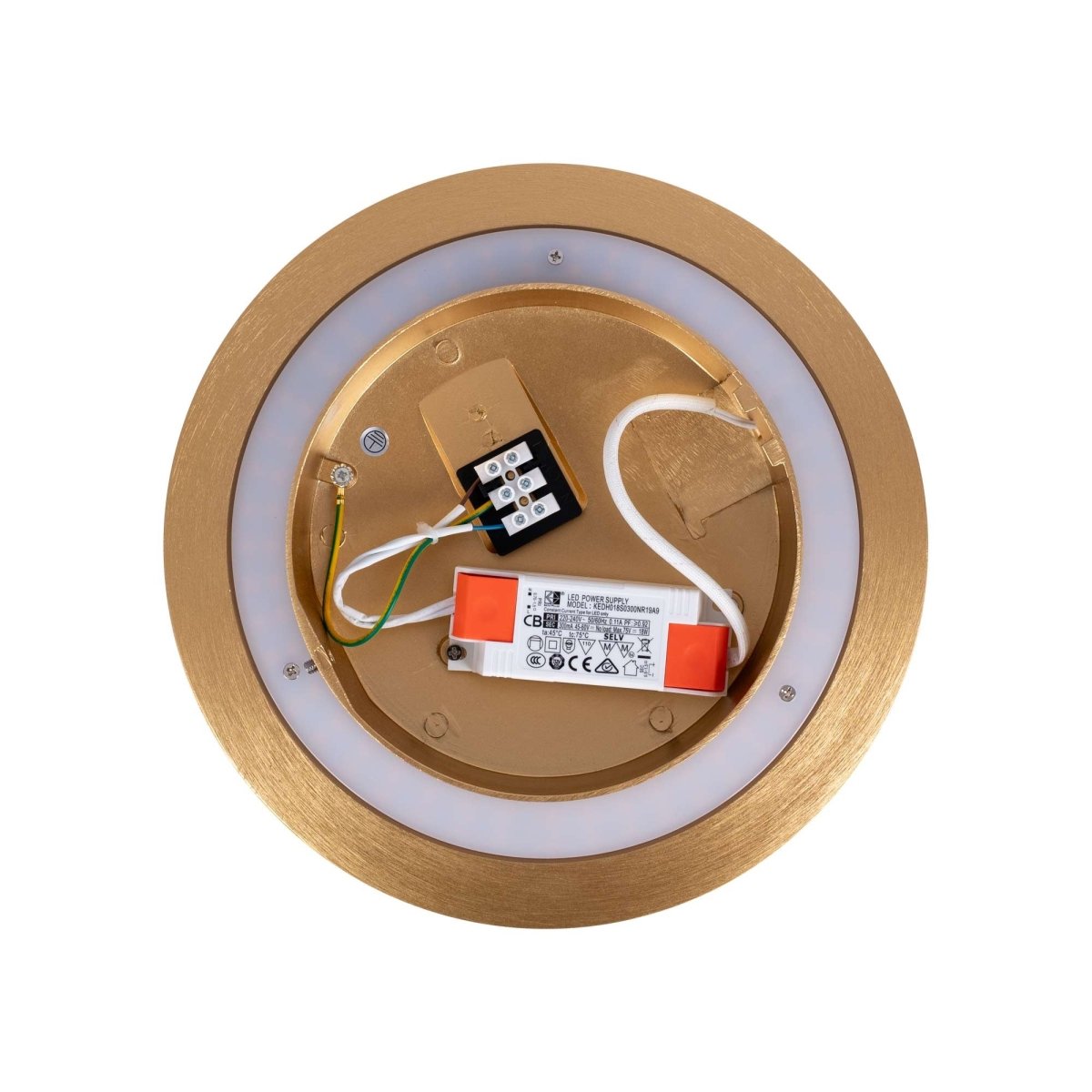 Aplique LED de pared circular "Eclipsis" 18W - 3000K - CRI90 - Driver KeGu - IP20 - Barcelona Led-Decoración