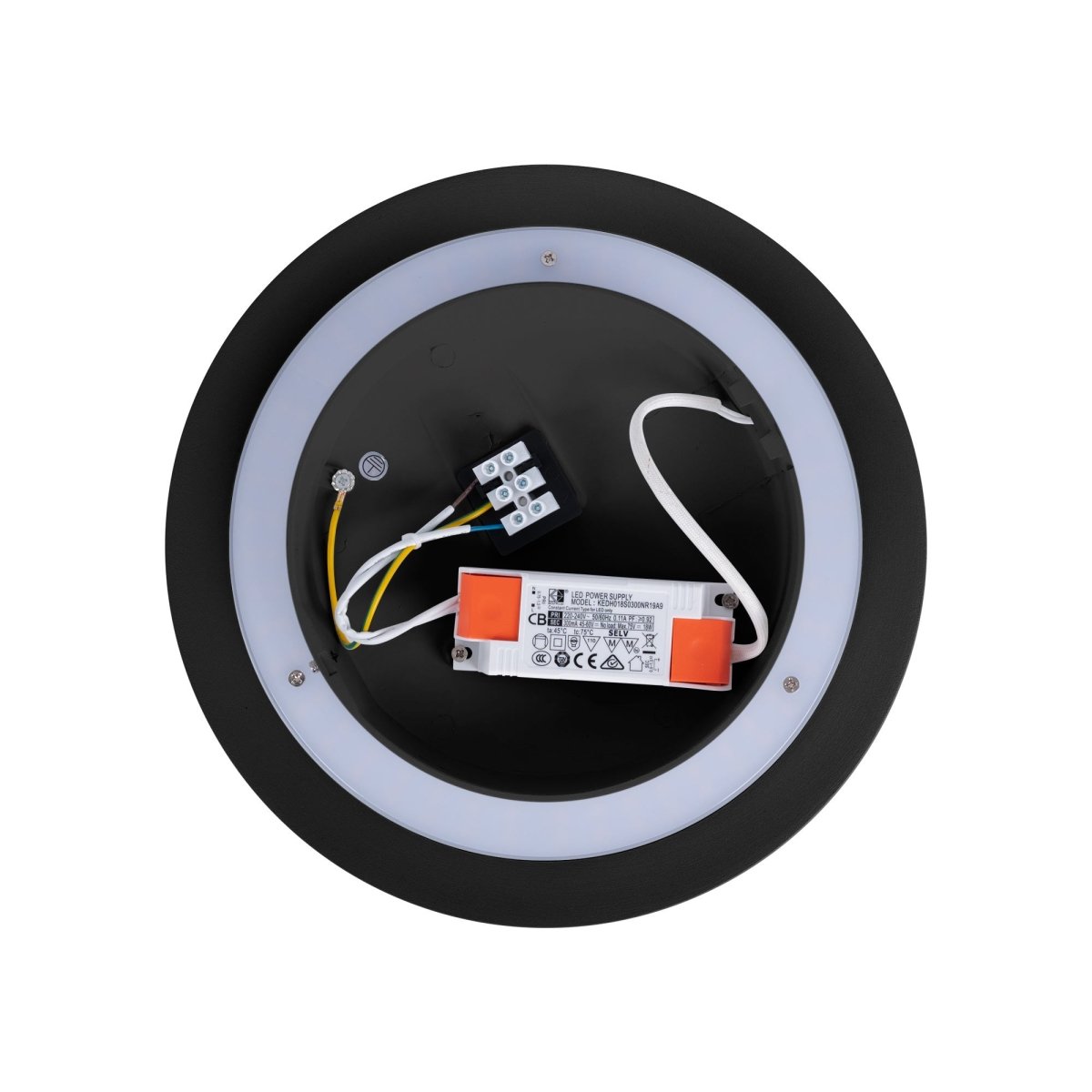 Aplique LED de pared circular "Eclipsis" 18W - 3000K - CRI90 - Driver KeGu - IP20 - Barcelona Led-Decoración