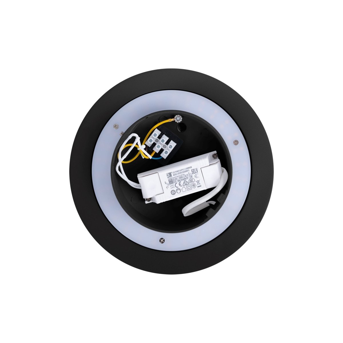 Aplique LED de pared circular "Eclipsis" 12W - 3000K - CRI90 - Driver KeGu - IP20 - Barcelona Led-Decoración
