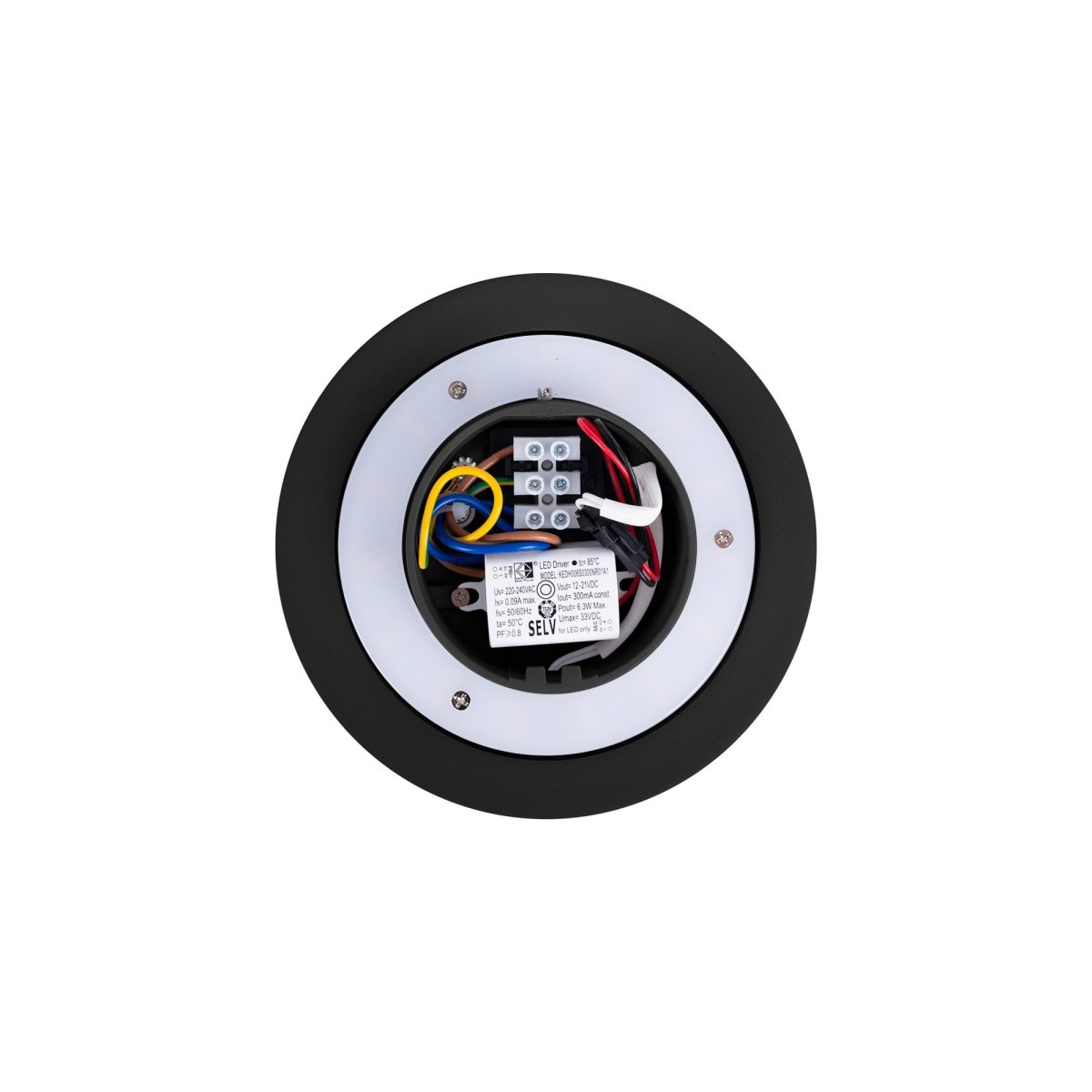 Aplique LED de pared circular "Eclipsis" 6W - 3000K - CRI90 - Driver KeGu - IP20 - Barcelona Led-Decoración