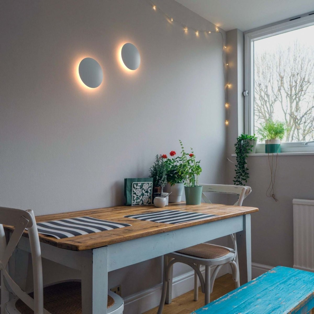Aplique LED de pared circular "Eclipsis" 6W - 3000K - CRI90 - Driver KeGu - IP20 - Barcelona Led-Decoración
