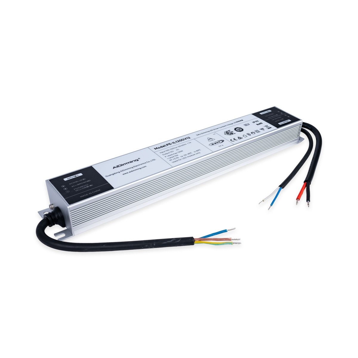 Fuente de alimentación regulable DALI 12V - 10A - 120W - Barcelona Led-Material eléctrico