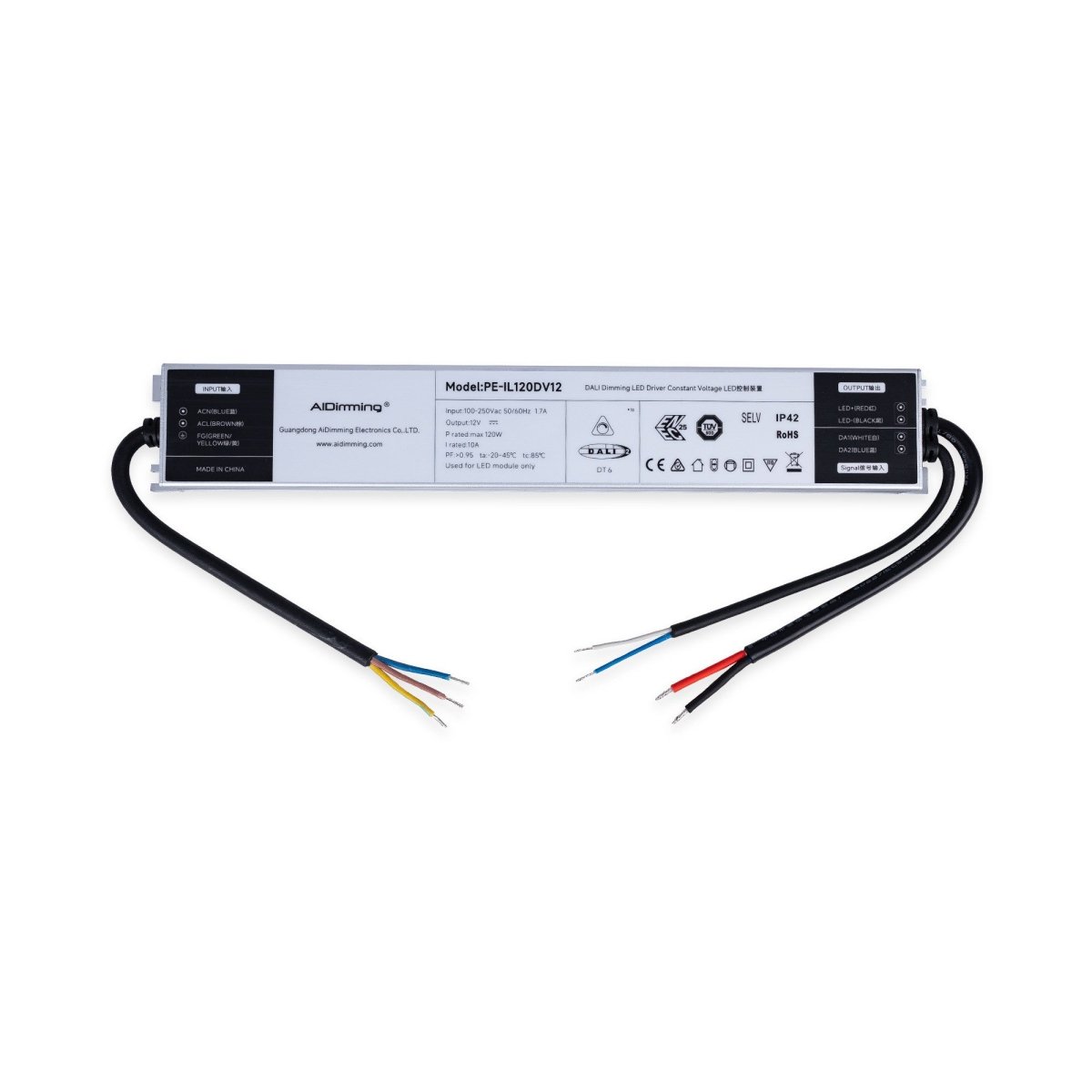 Fuente de alimentación regulable DALI 12V - 10A - 120W - Barcelona Led-Material eléctrico