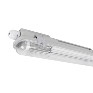 Kit pantalla estanca 120cm + tubo LED T8 18W - 6000K (10)