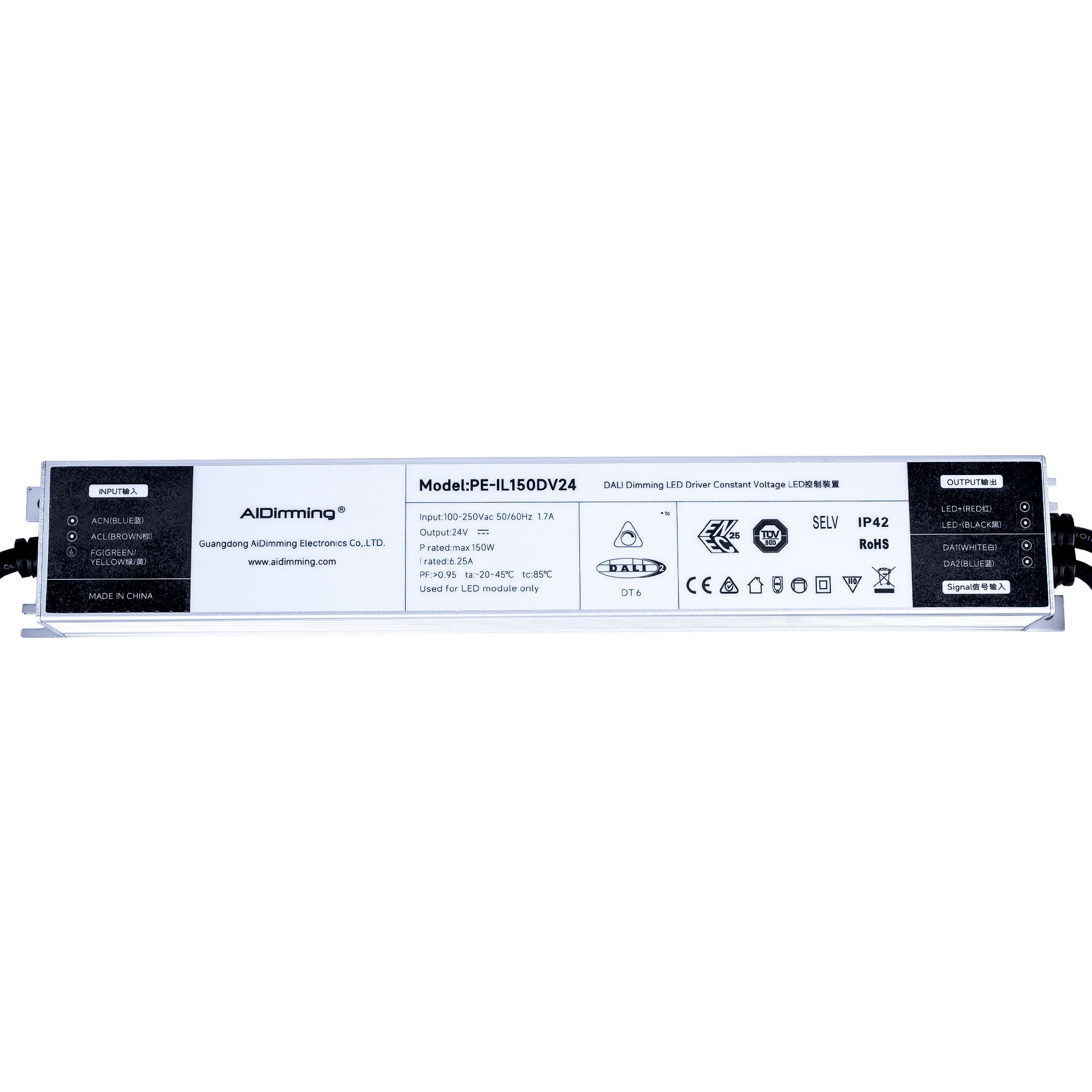 Fuente de alimentación regulable DALI DT6 - 24V DC - 6,25A - 150W (1)