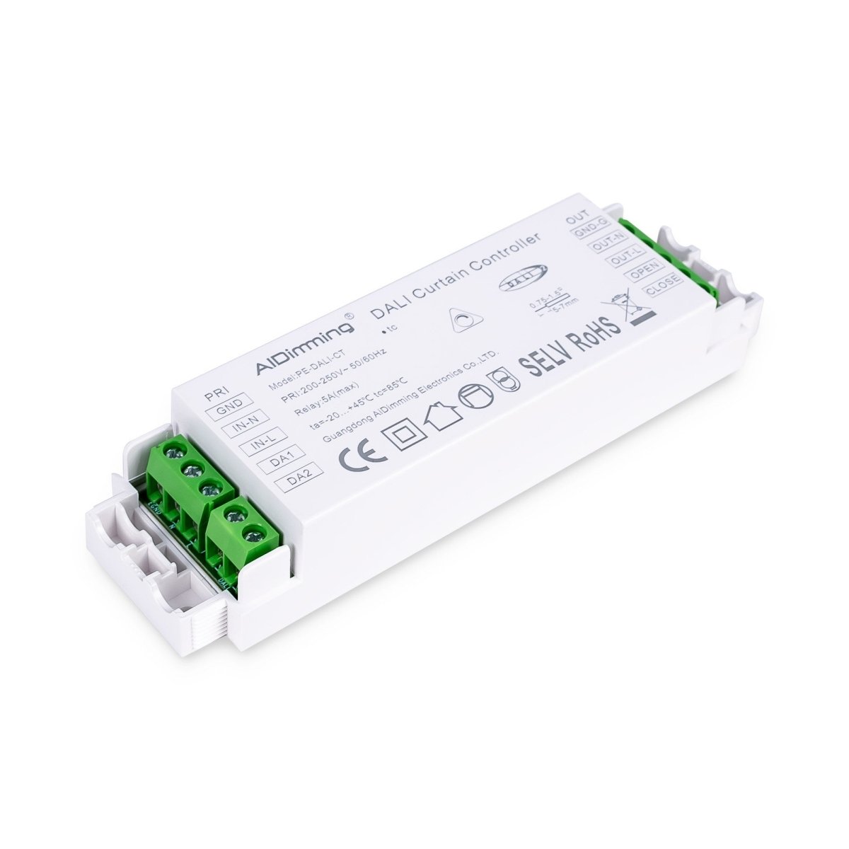 Controlador DALI para motor de cortinas de 5 cables - 5A - 500W - Barcelona Led-Control y regulación