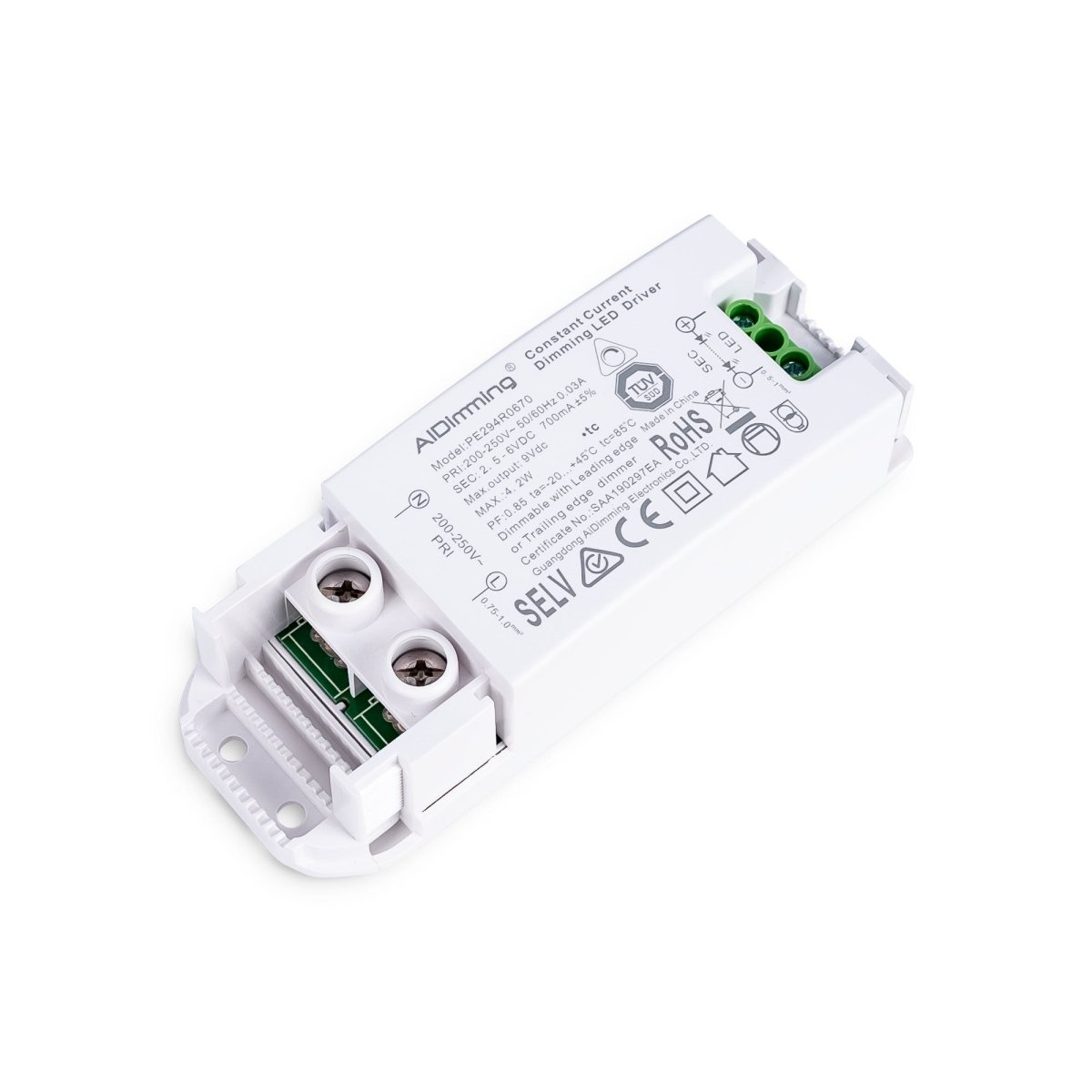 Driver regulable TRIAC 2-6V DC - 700mA - 4,2W - Barcelona Led-