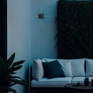 Aplique de pared exterior LED cuadrado "Karen 4" - 6W - IP54 - Emisión de luz cuatro caras (1)