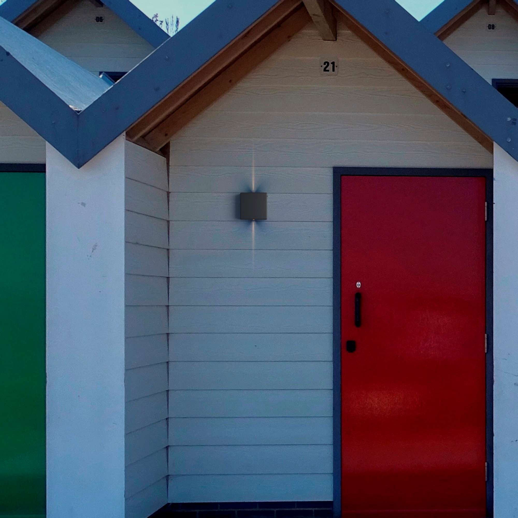 Aplique de pared exterior LED cuadrado "Karen 2" - 3W - IP54 - Emisión de luz dos caras (11)