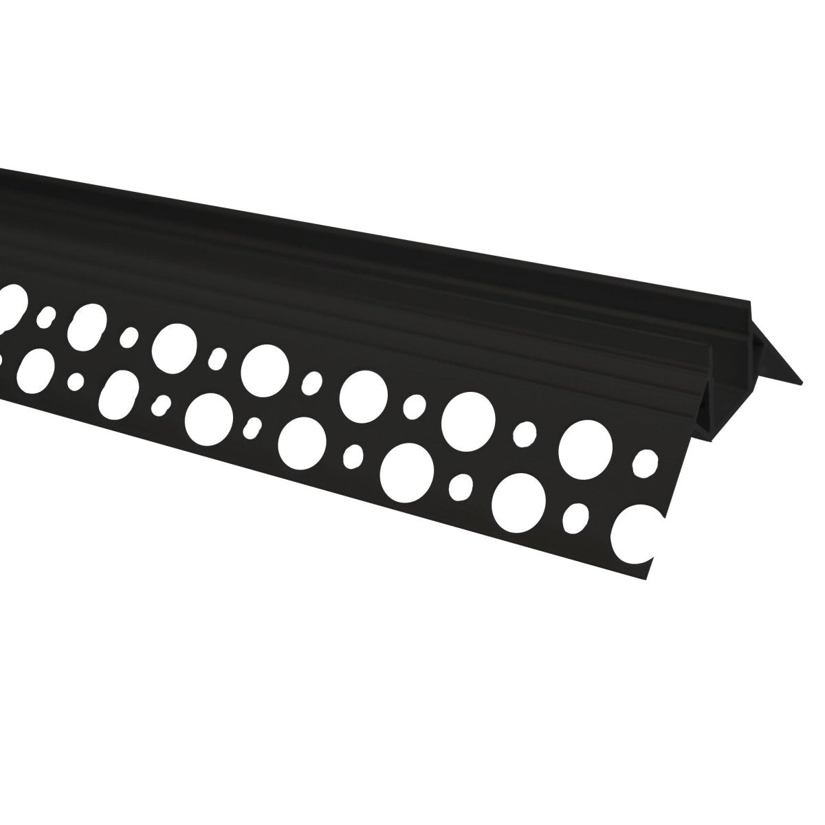 Perfil de aluminio integración escayola/pladur para esquina exterior - Tira LED hasta 10 mm -  2 metros - Barcelona Led-