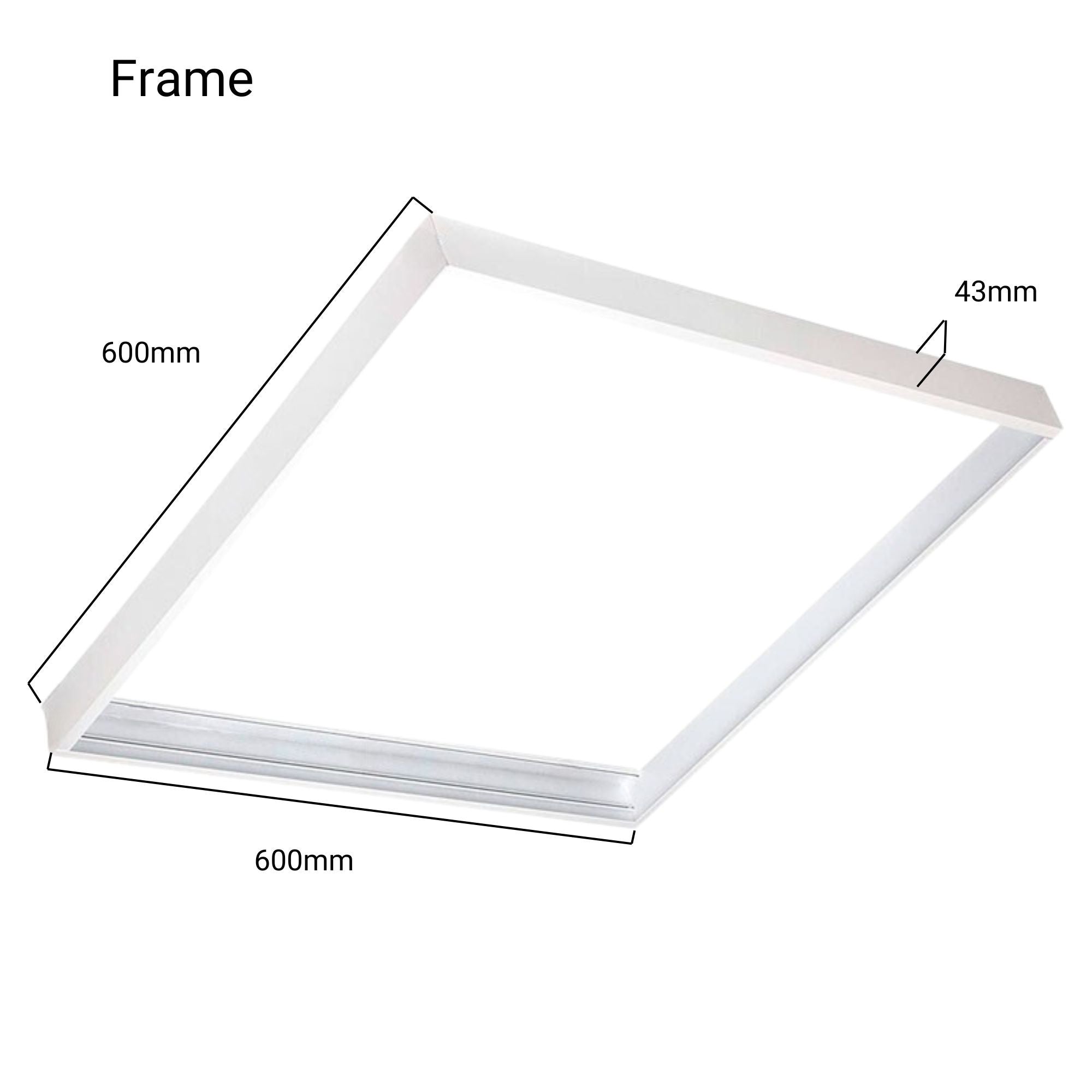 Panel LED de superficie WIFI SMART RGB / RGBW + CCT - 60x60 cm - 40W - Con KIT de montaje (17)