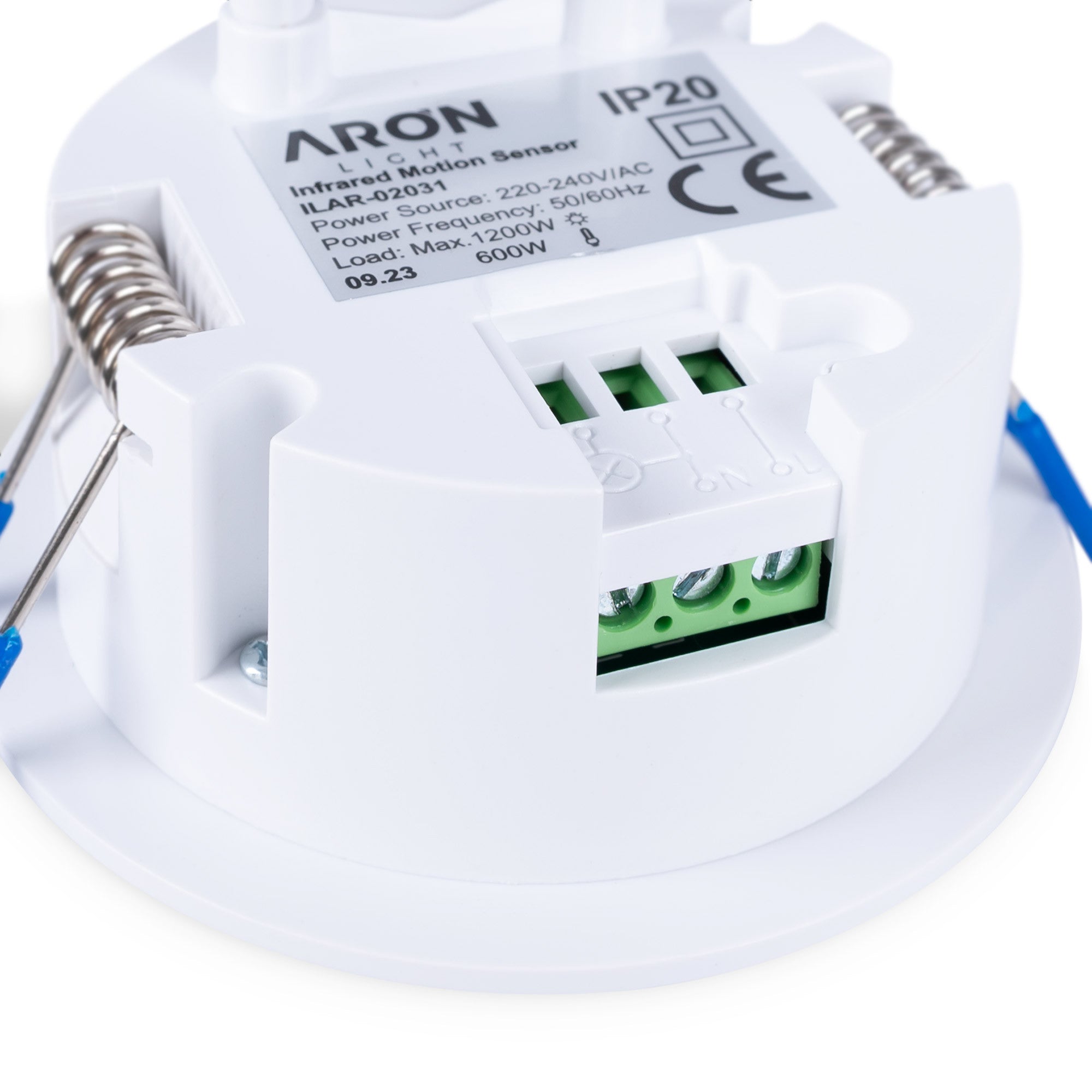 Sensor de movimiento PIR empotrable 360º - IP20 (1)