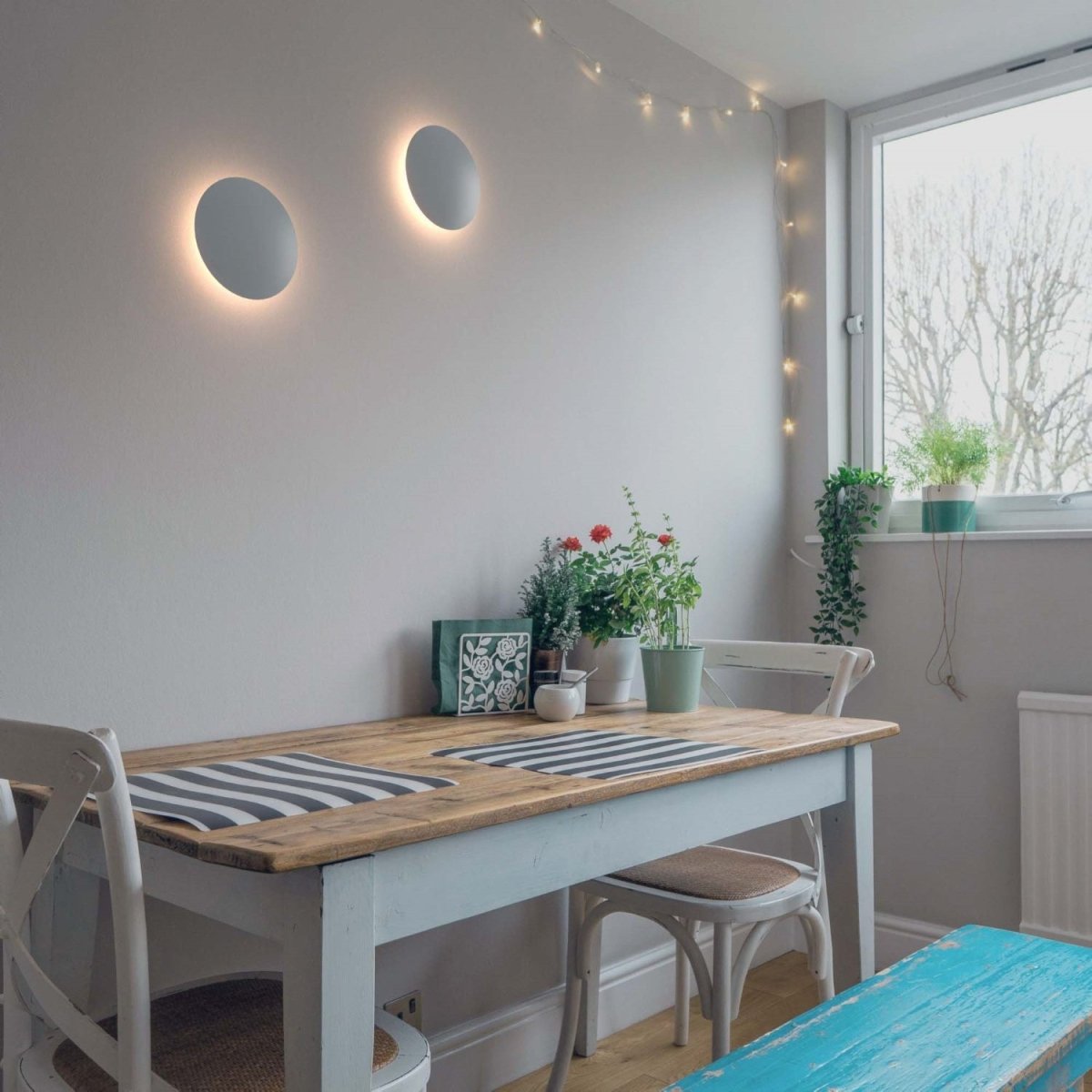 Aplique LED de pared circular "Eclipsis" 12W - 3000K - CRI90 - Driver KeGu - IP20 - Barcelona Led-Decoración