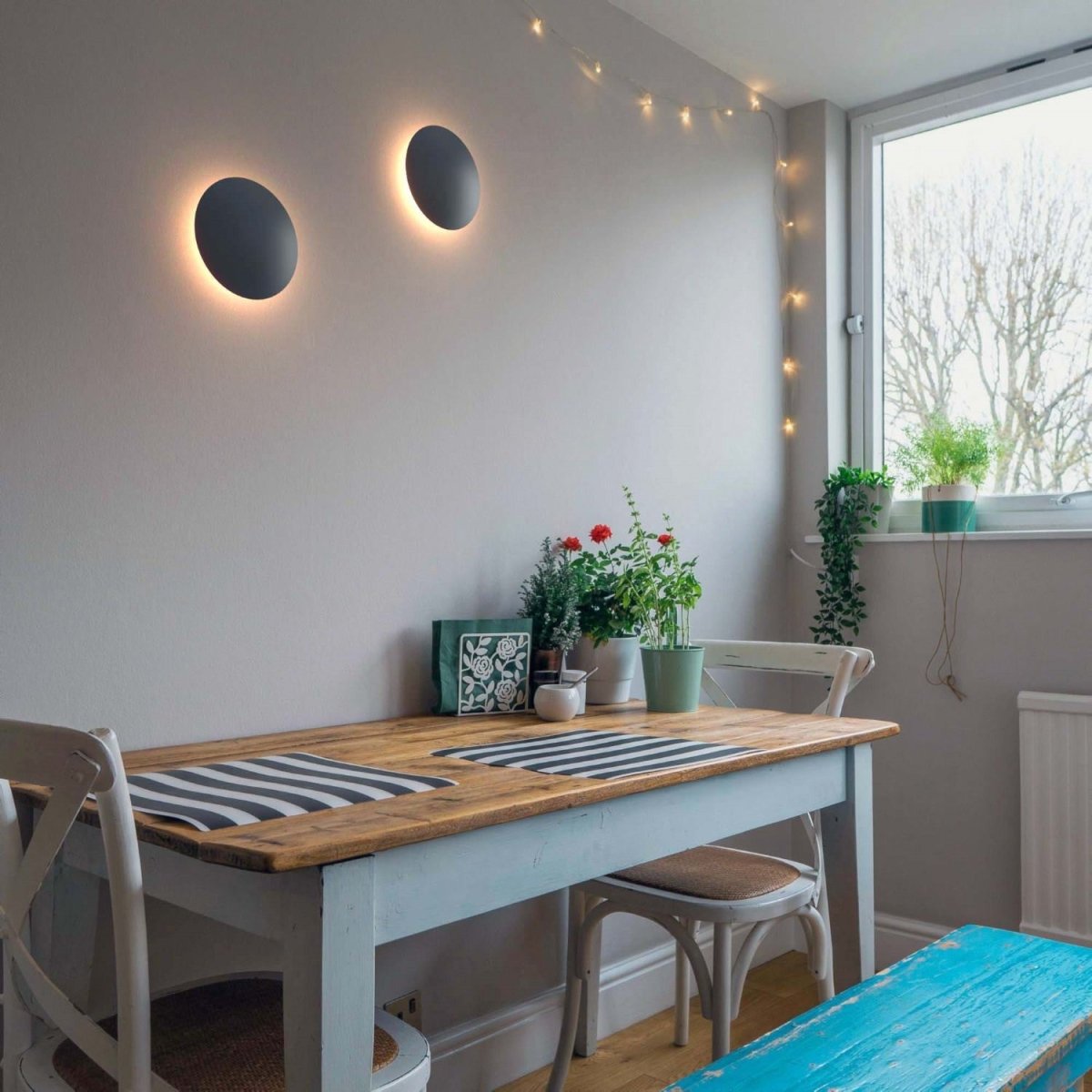 Aplique LED de pared circular "Eclipsis" 12W - 3000K - CRI90 - Driver KeGu - IP20 - Barcelona Led-Decoración