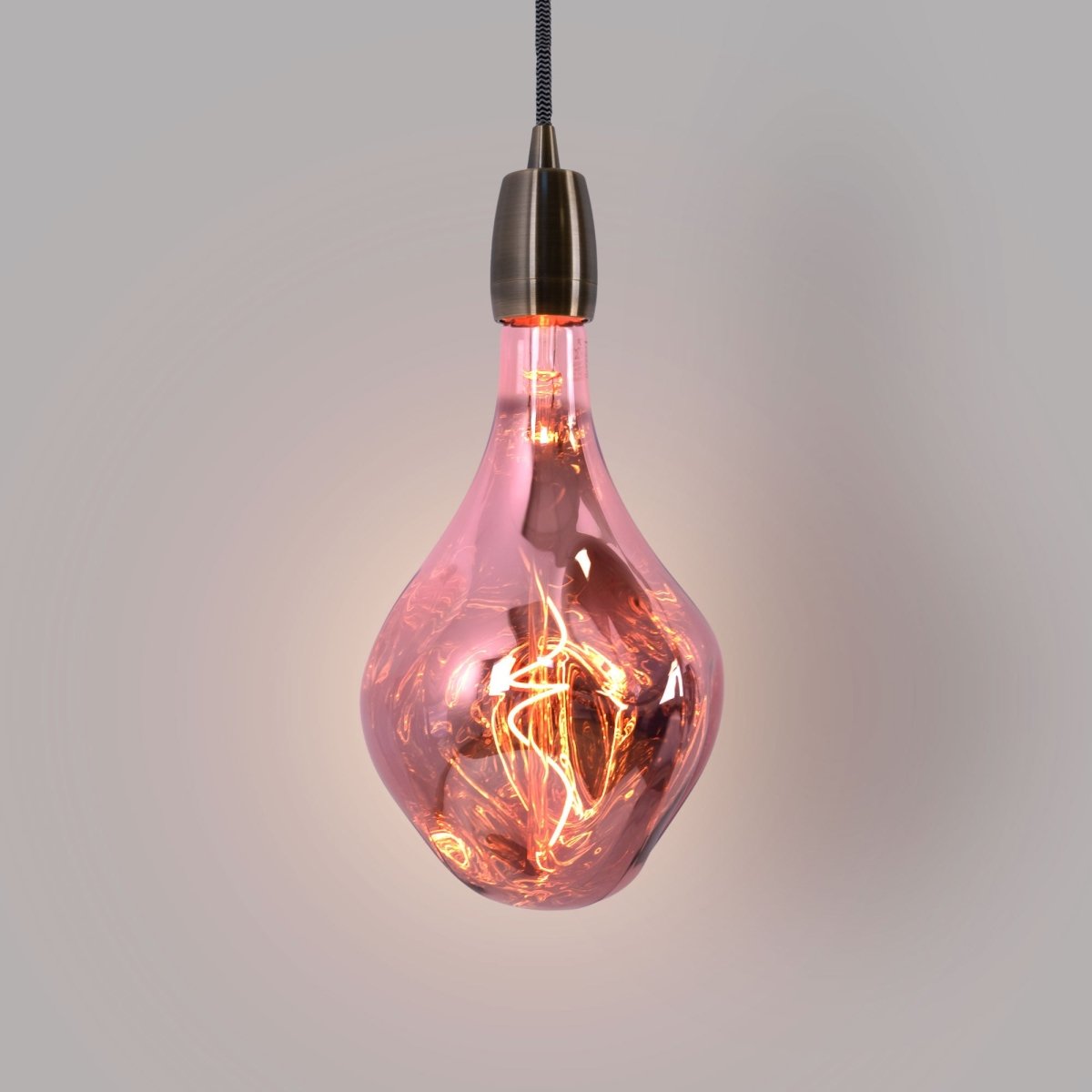 Bombilla decorativa LED de filamento "Decor" - E27 A165 - Regulable - 4W - 1800K - Barcelona Led-