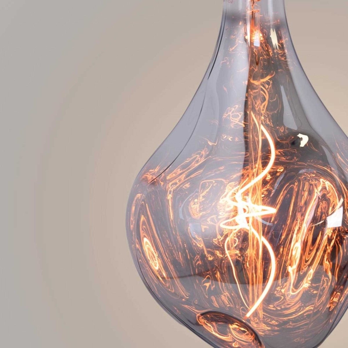 Bombilla decorativa LED de filamento "Decor" - E27 A165 - Regulable - 4W - 1800K - Barcelona Led-