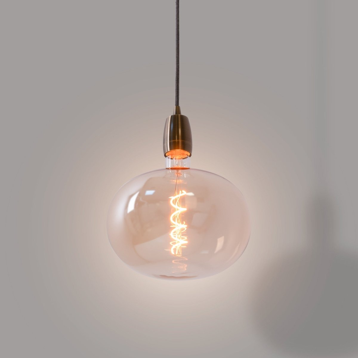 Bombilla decorativa LED de filamento "Decor" - E27 R220 - Regulable - 4W - 1800K - Barcelona Led-