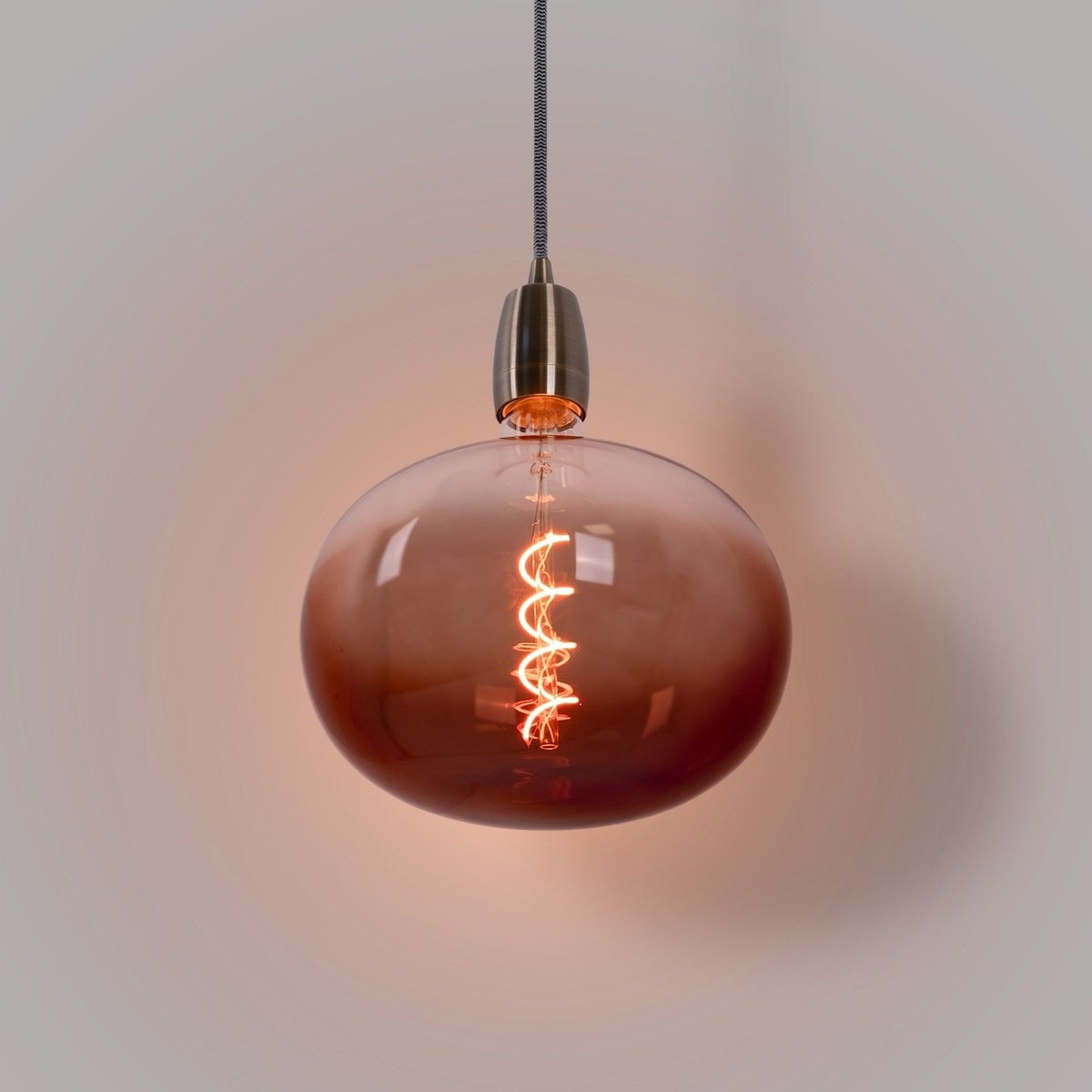 Bombilla decorativa LED de filamento "Decor" - E27 R220 - Regulable - 4W - 1800K - Barcelona Led-