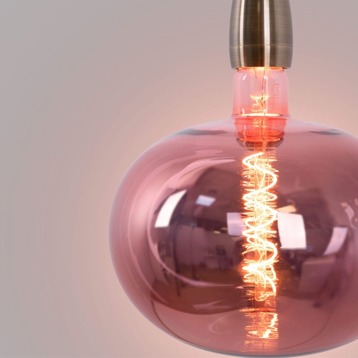 Bombilla decorativa LED de filamento "Decor" - E27 R220 - Regulable - 4W - 1800K - Barcelona Led-