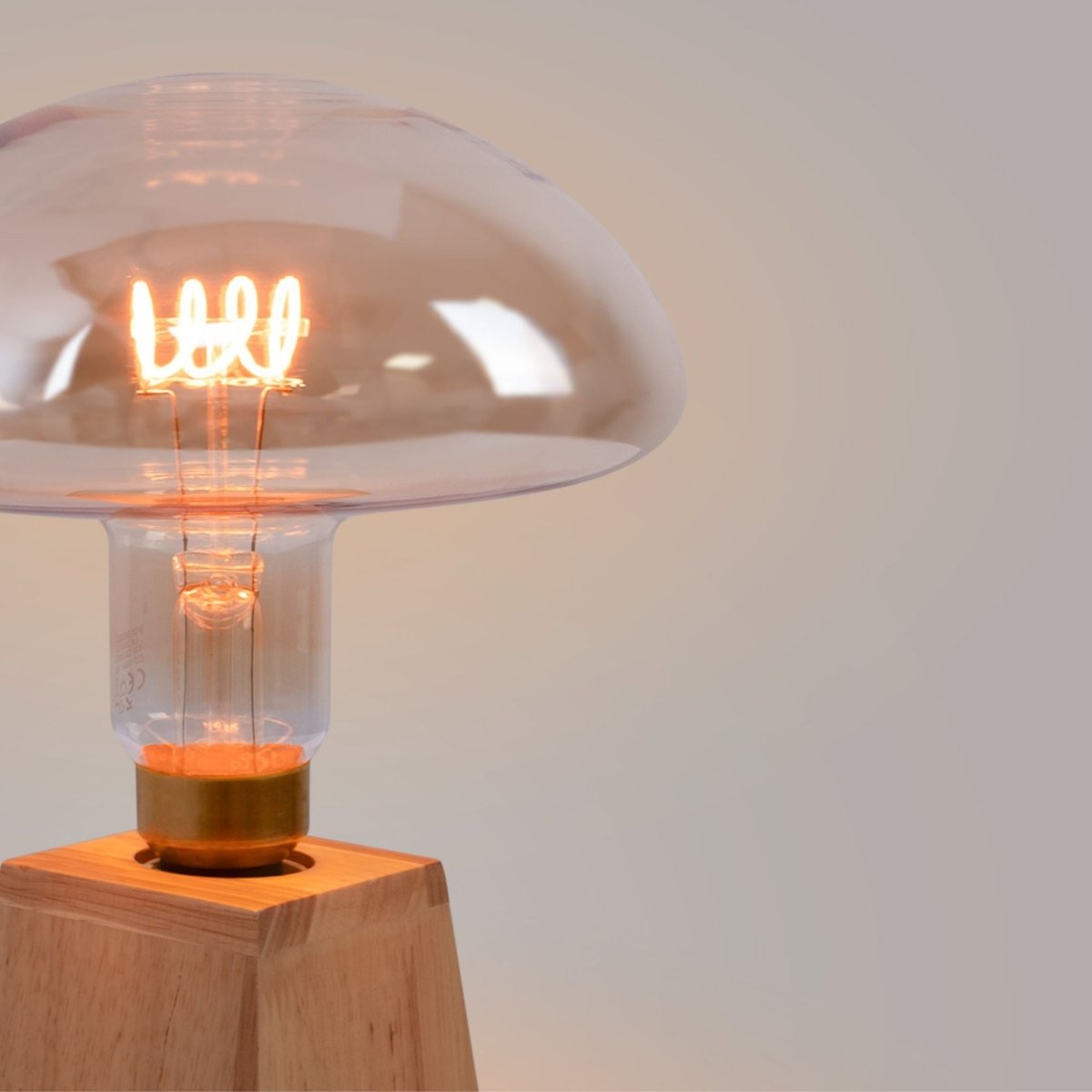 Bombilla decorativa LED de filamento "Seta"  - E27 - Regulable - 4W - 1800K - Barcelona Led-