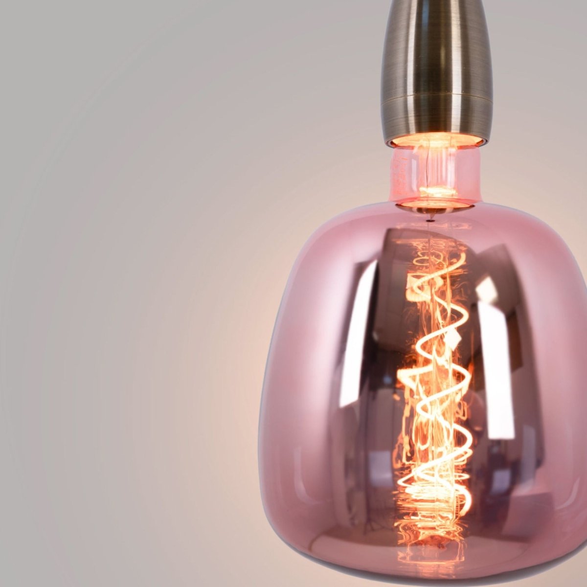Bombilla decorativa LED de filamento - E27 D140 - Regulable - 4W - 1800K - Barcelona Led-