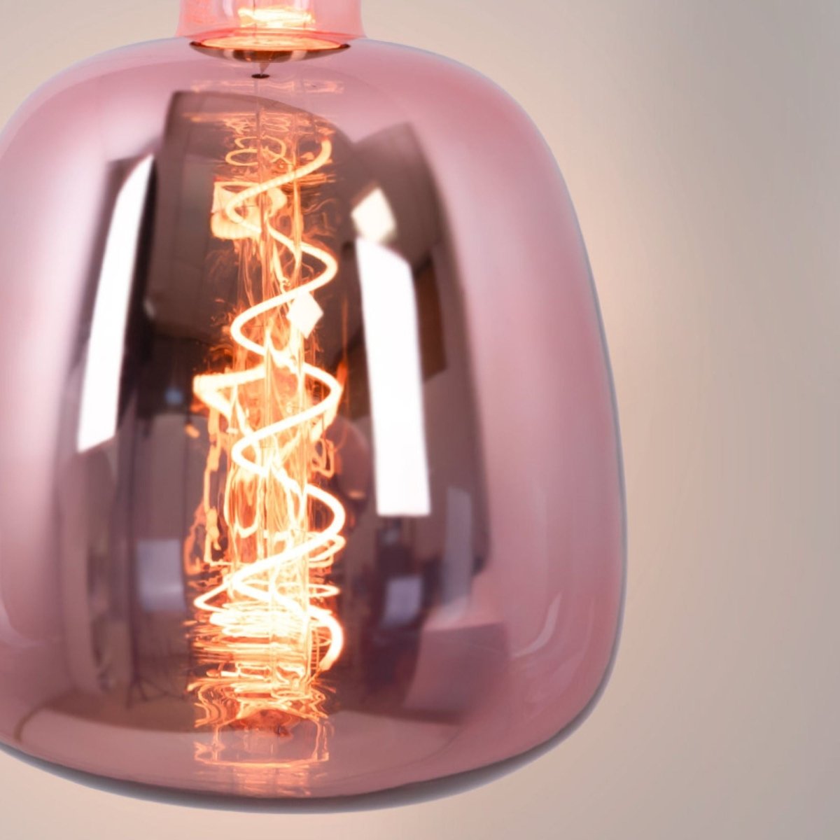 Bombilla decorativa LED de filamento - E27 D140 - Regulable - 4W - 1800K - Barcelona Led-