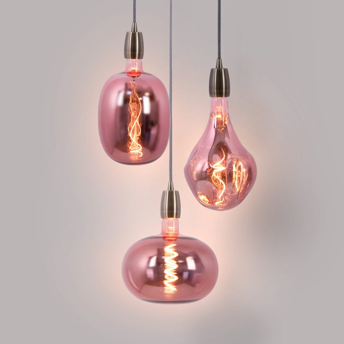 Bombilla decorativa LED de filamento "Decor" - E27 R220 - Regulable - 4W - 1800K - Barcelona Led-