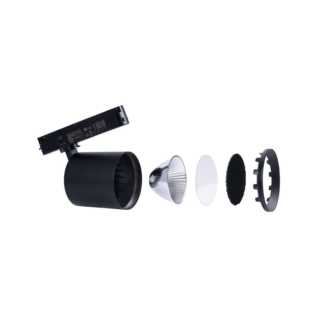 Proyector LED para carril monofásico CCT - 40W - CRI 90 - Barcelona Led-