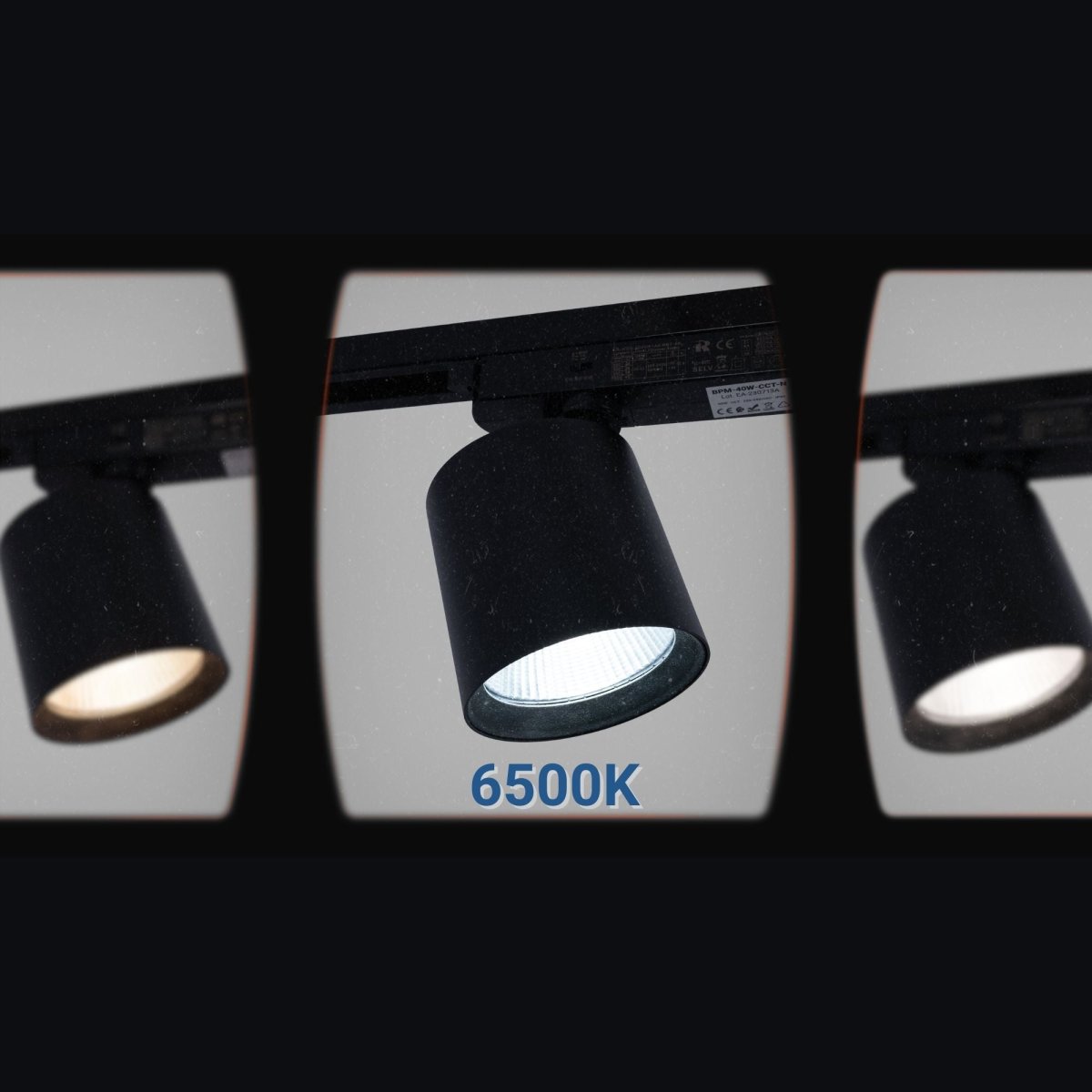 Proyector LED para carril monofásico CCT - 40W - CRI 90 - Barcelona Led-