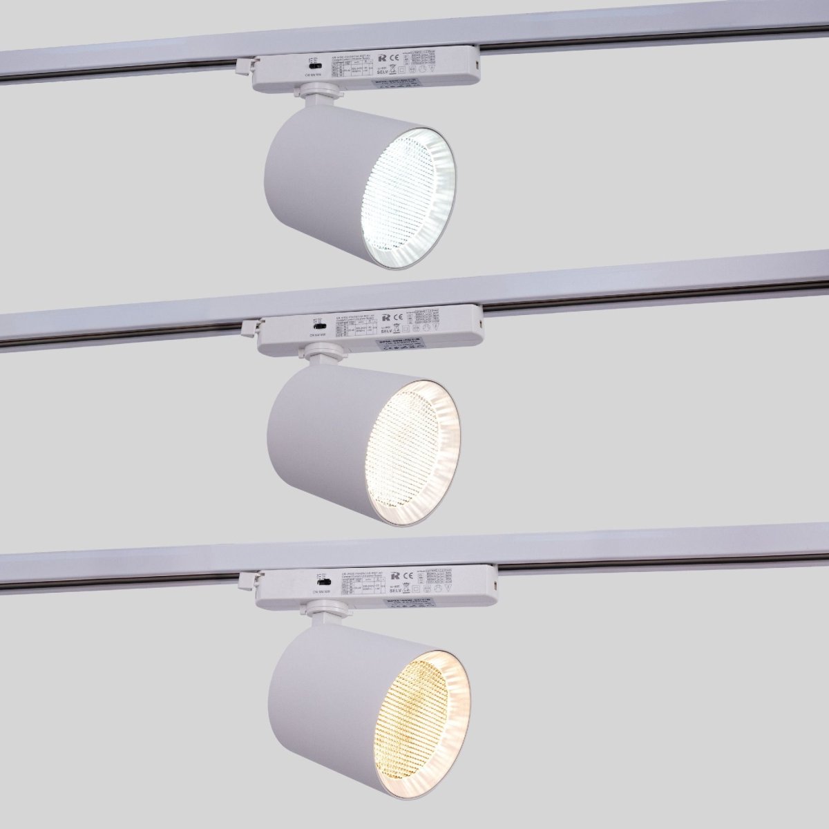 Proyector LED para carril monofásico CCT - 40W - CRI 90 - Barcelona Led-