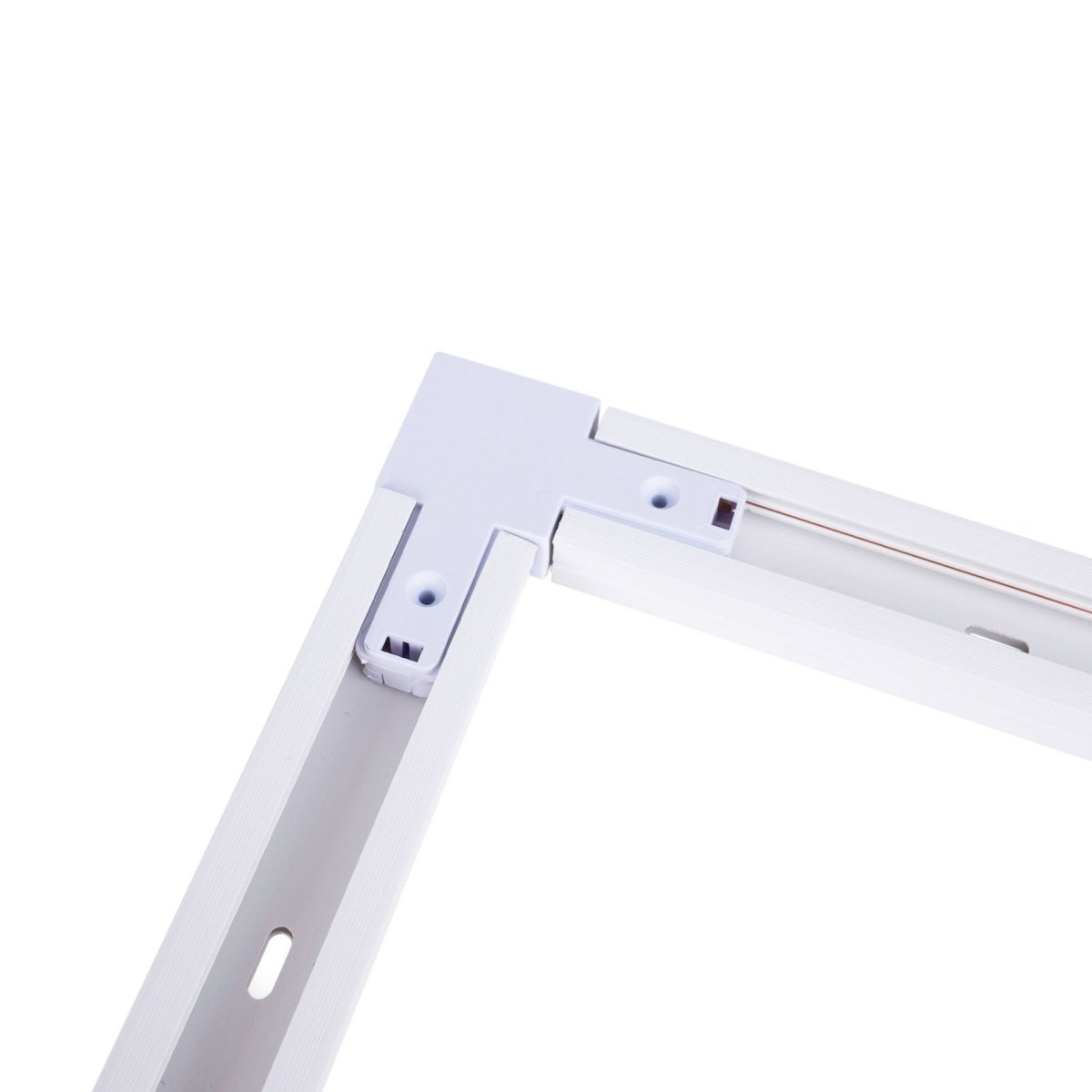 Unión rígida a 90º para carril monofásico de PVC ( Ref.: BTMP) - Barcelona Led-Accesorios
