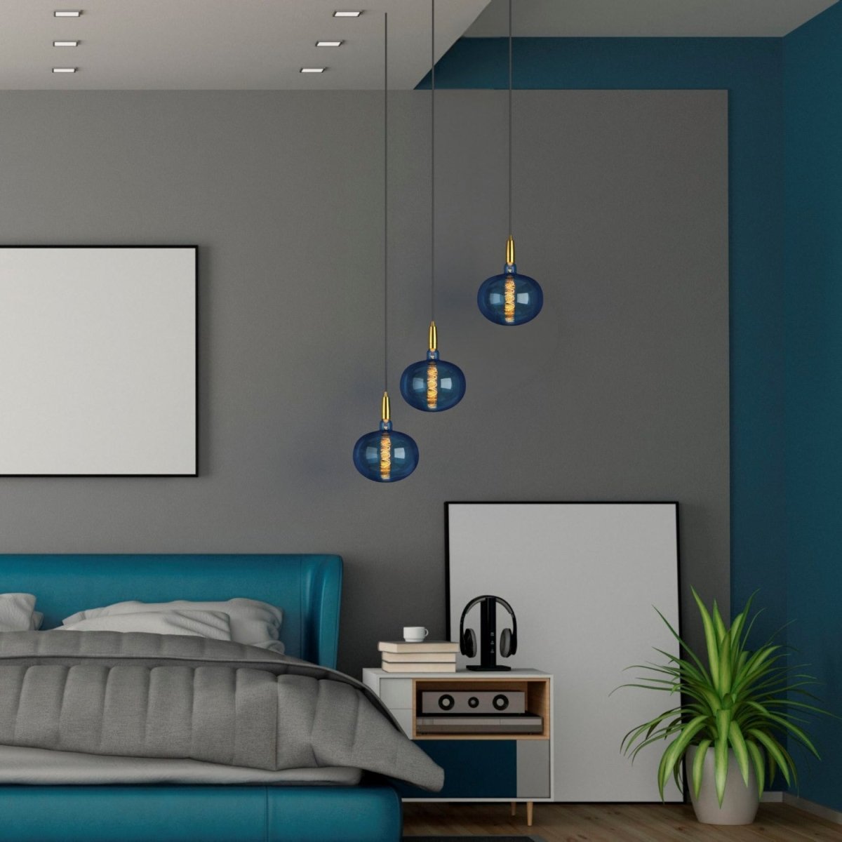 Bombilla decorativa LED de filamento "Decor" - E27 R220 - Regulable - 4W - 1800K - Barcelona Led-